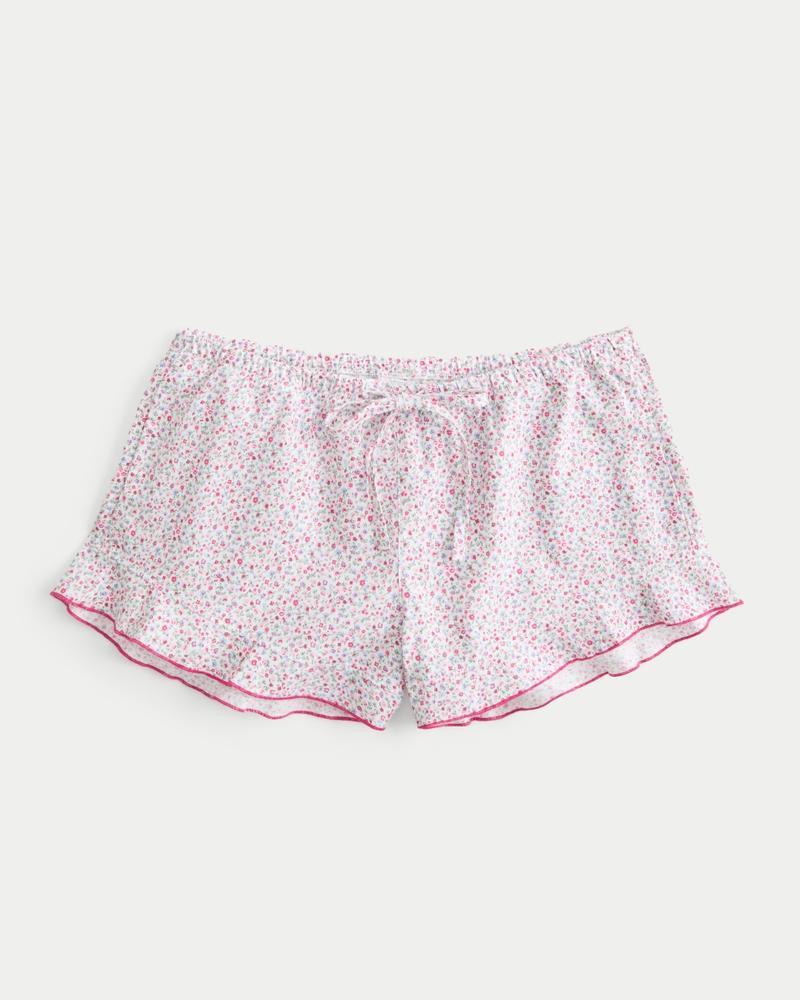 Oxford Ruffle Shorts Product Image