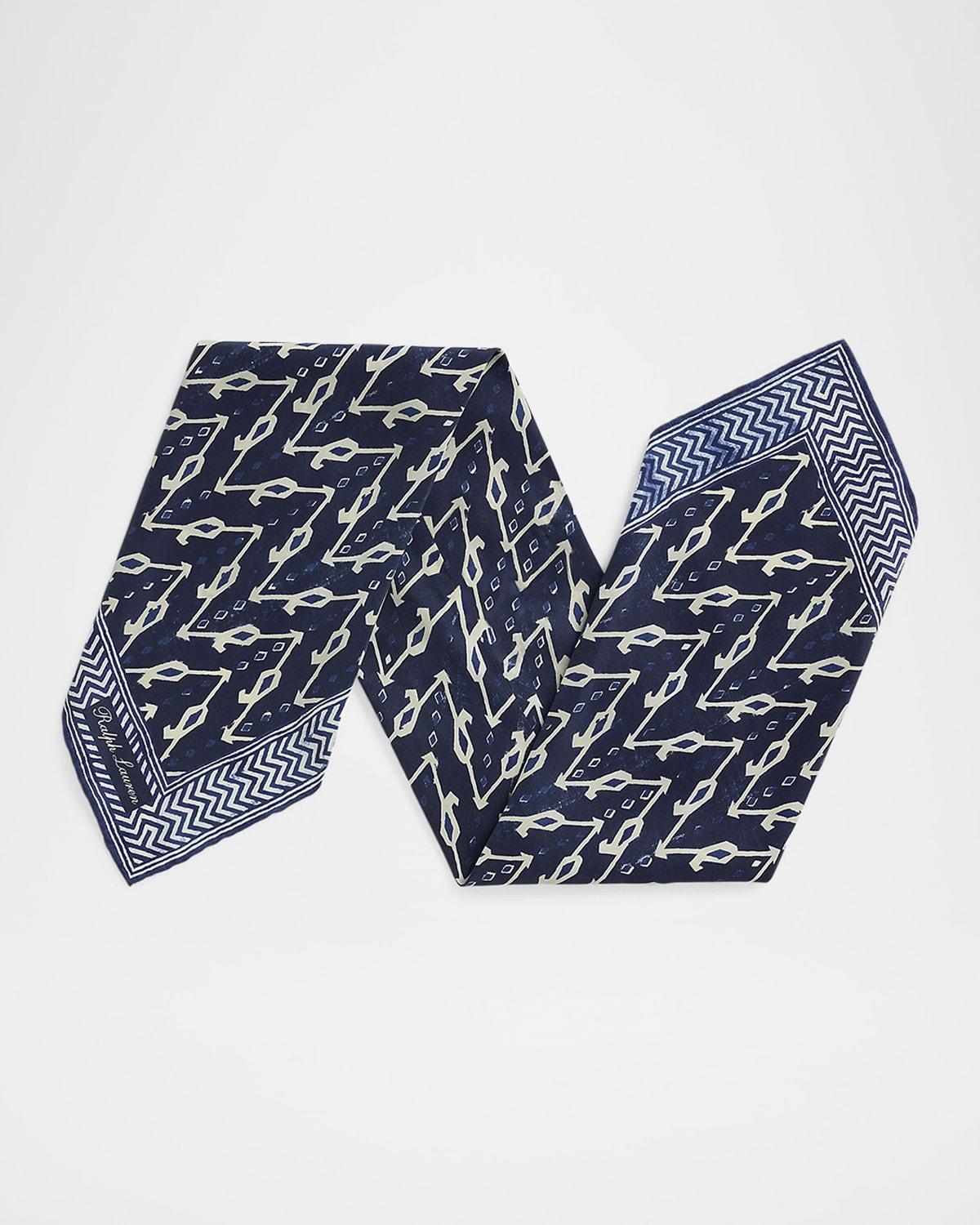 Mens Silk Habotai Neckerchief Product Image