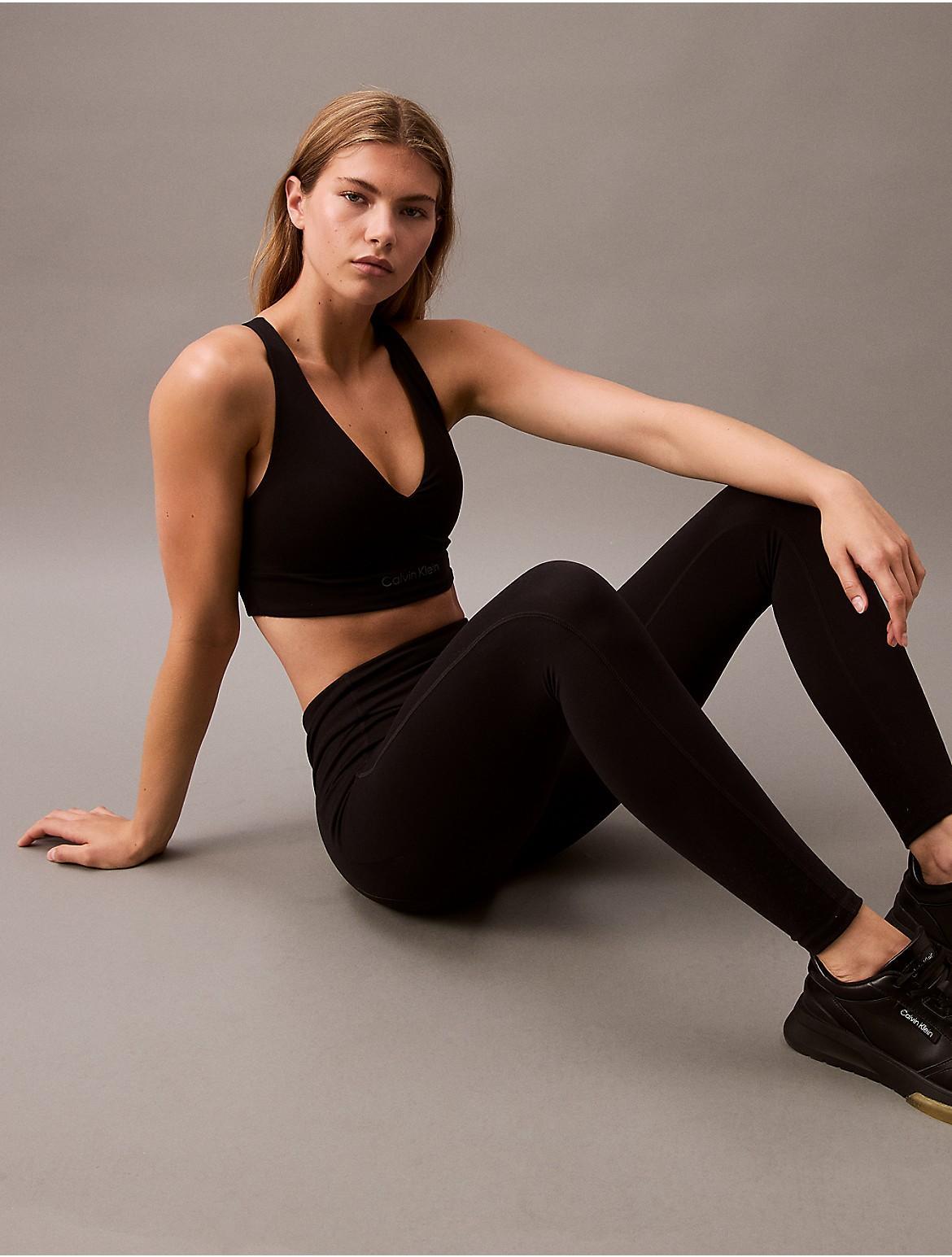 Calvin Klein Women's Soft Stretch Sport 7/8 Leggings - Grey - XL Product Image
