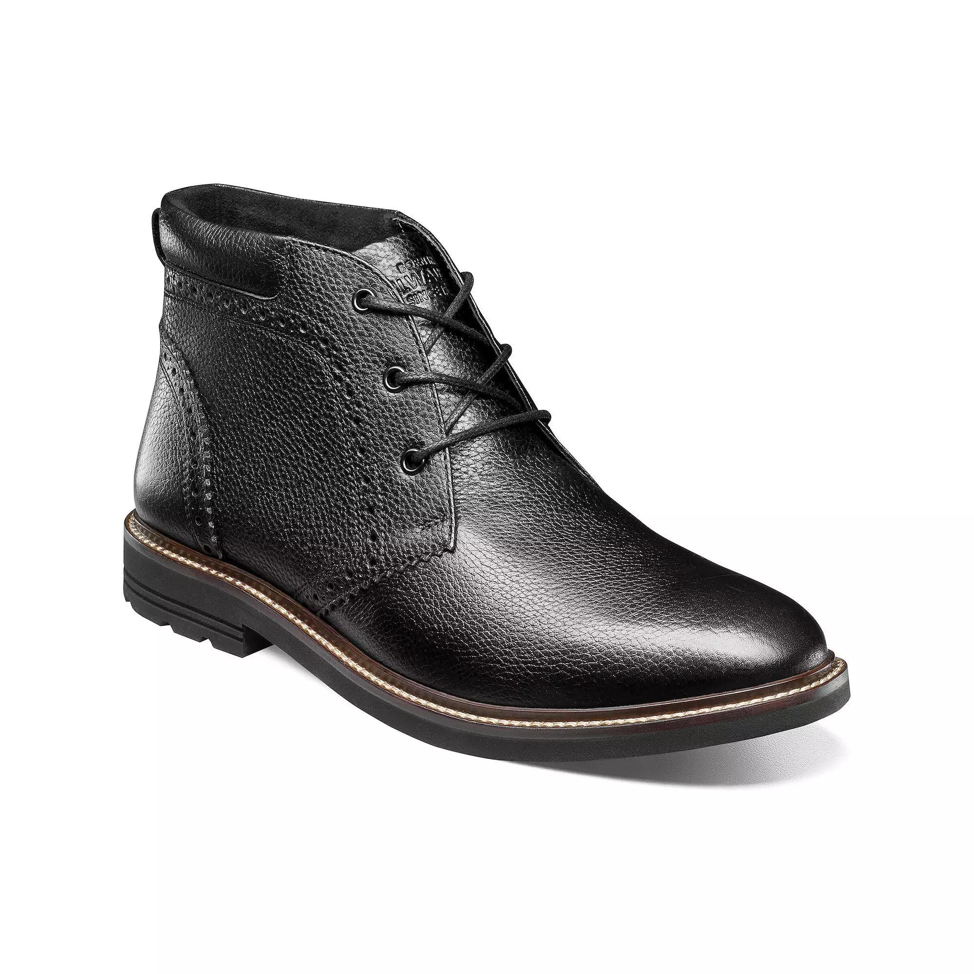 Nunn Bush® Ozark II Men's Plain Toe Chukka Boots, Size: 11.5, Black Tumbled Product Image