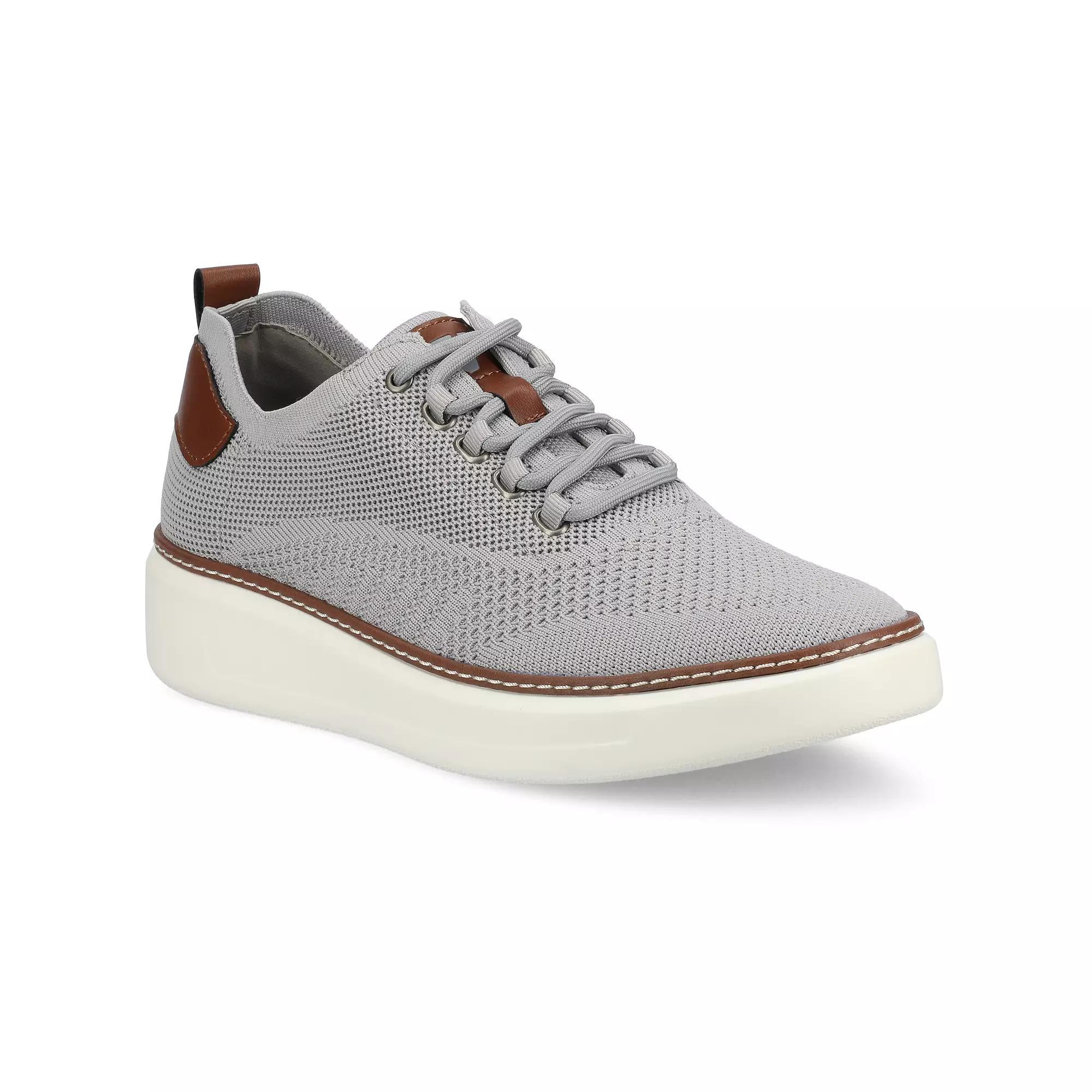 VANCE Norris Medium and Wide Width Comfort Lace-up Men's Casual Flexible Sneakers, Size: 12, Gray Product Image