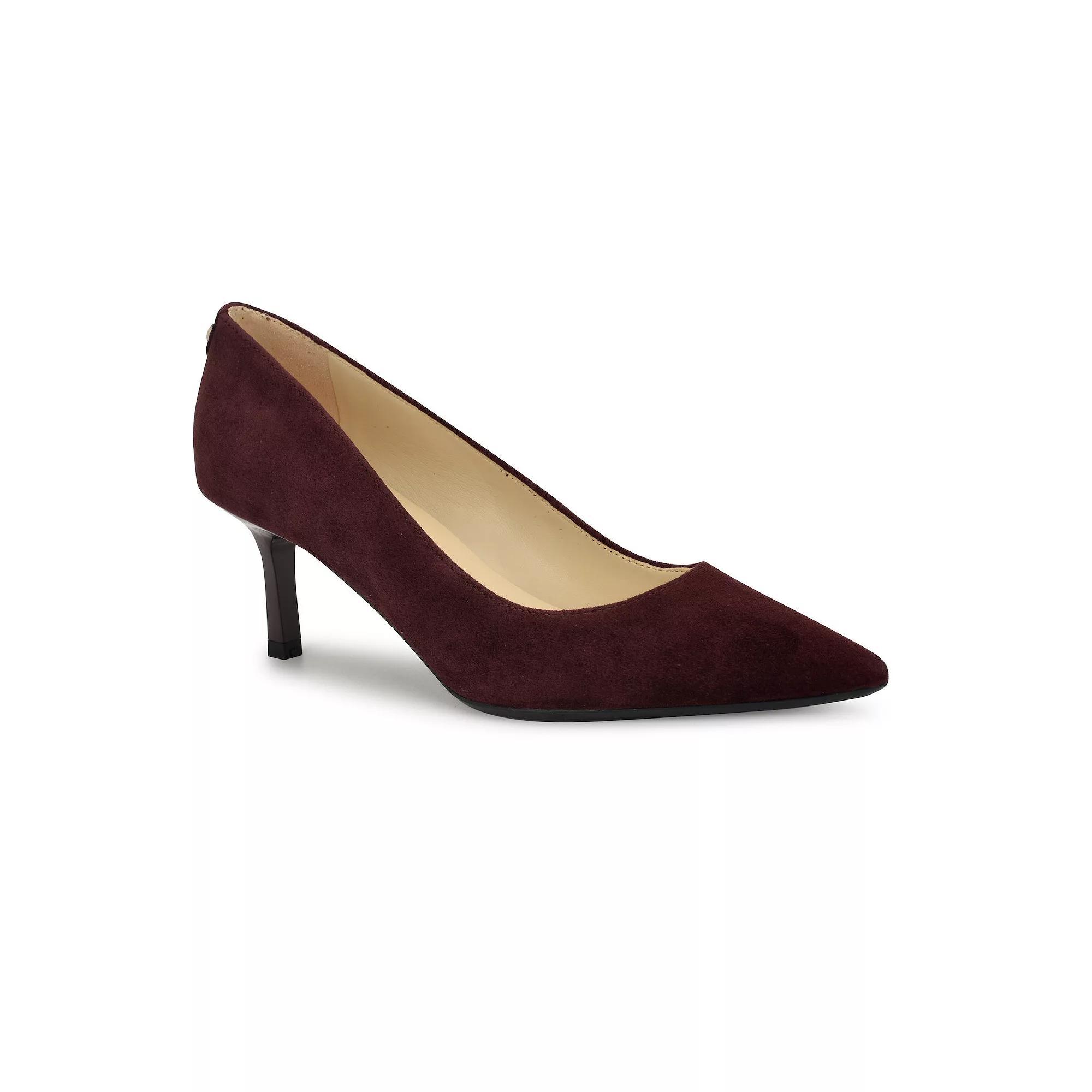 Nine West Kuna 9x9 Women's Leather Heels, Size: 12, Red Suede Product Image