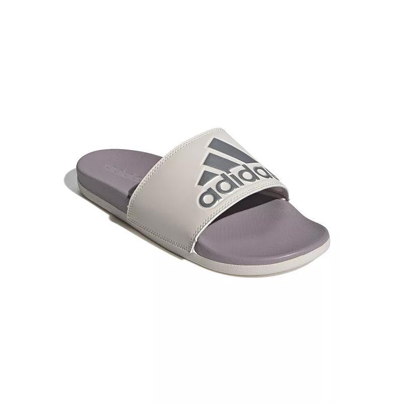 adidas Adilette Stripe Comfort Men's Slide Sandals, Size: 14, Earth Strata Product Image