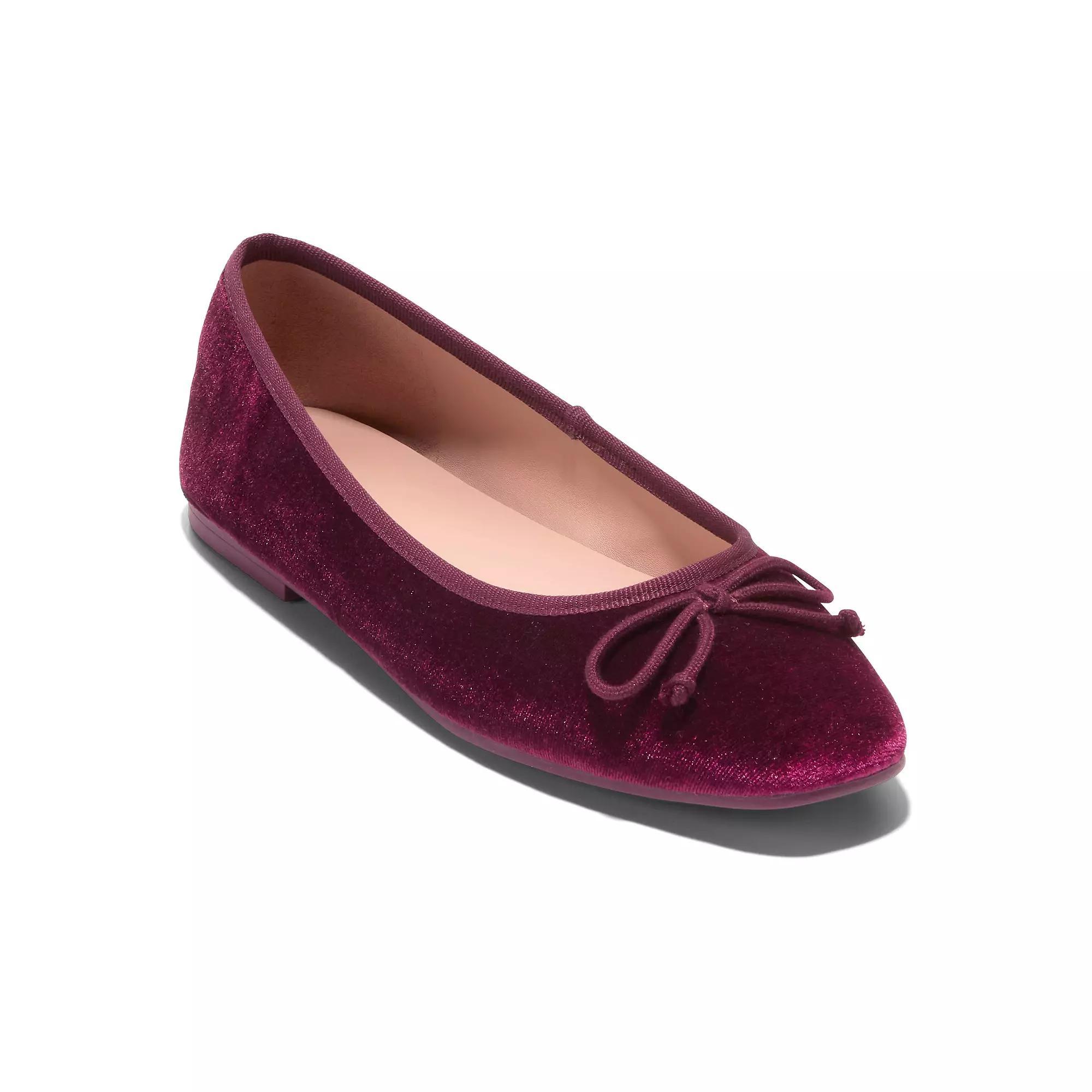 Cole Haan Yara Women's Ballet Flats, Size: 7, Red Velvet Product Image