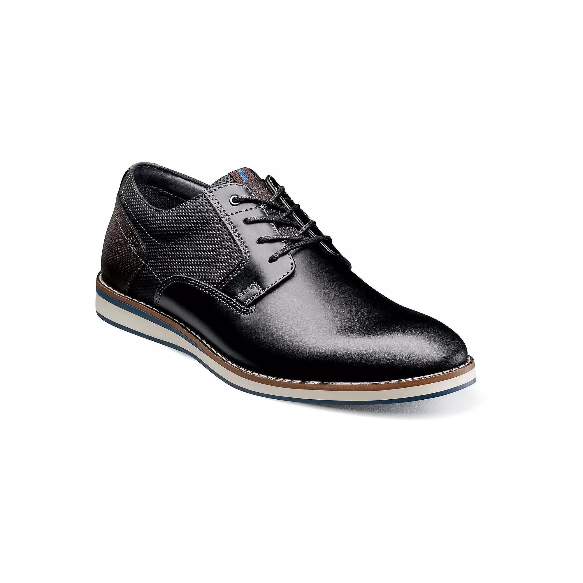 Nunn Bush® Circuit Men's Plain Toe Oxford Shoes, Size: 9.5, Black Team Product Image