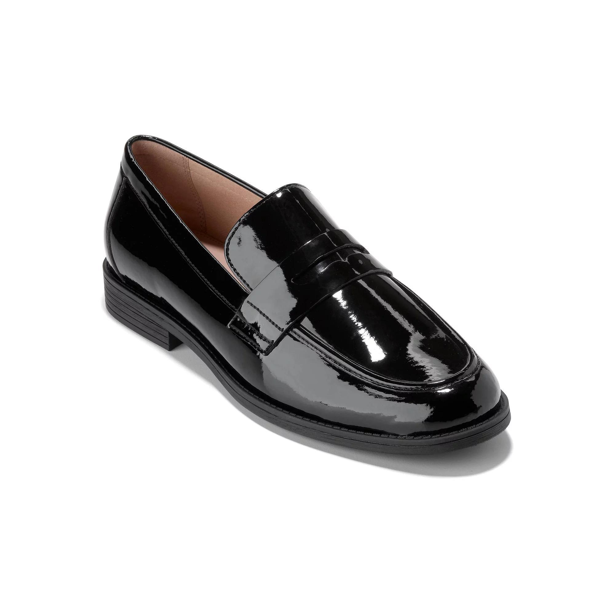 Cole Haan Haverhill Women's Penny Loafers, Size: 7.5, Black Product Image