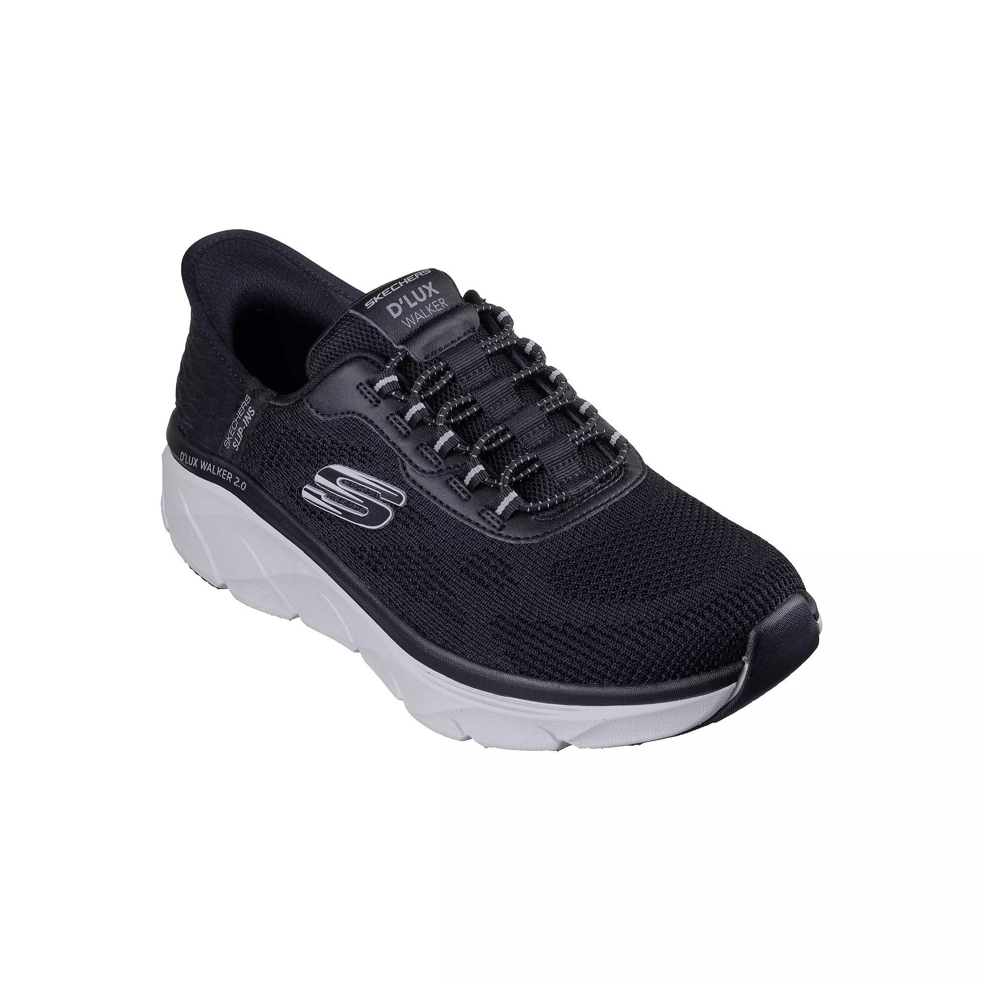 Skechers Hands Free Slip-ins® Relaxed Fit® D'Lux Walker 2.0 Rezinate Men's Shoes, Size: 8.5 XW, Brown Product Image