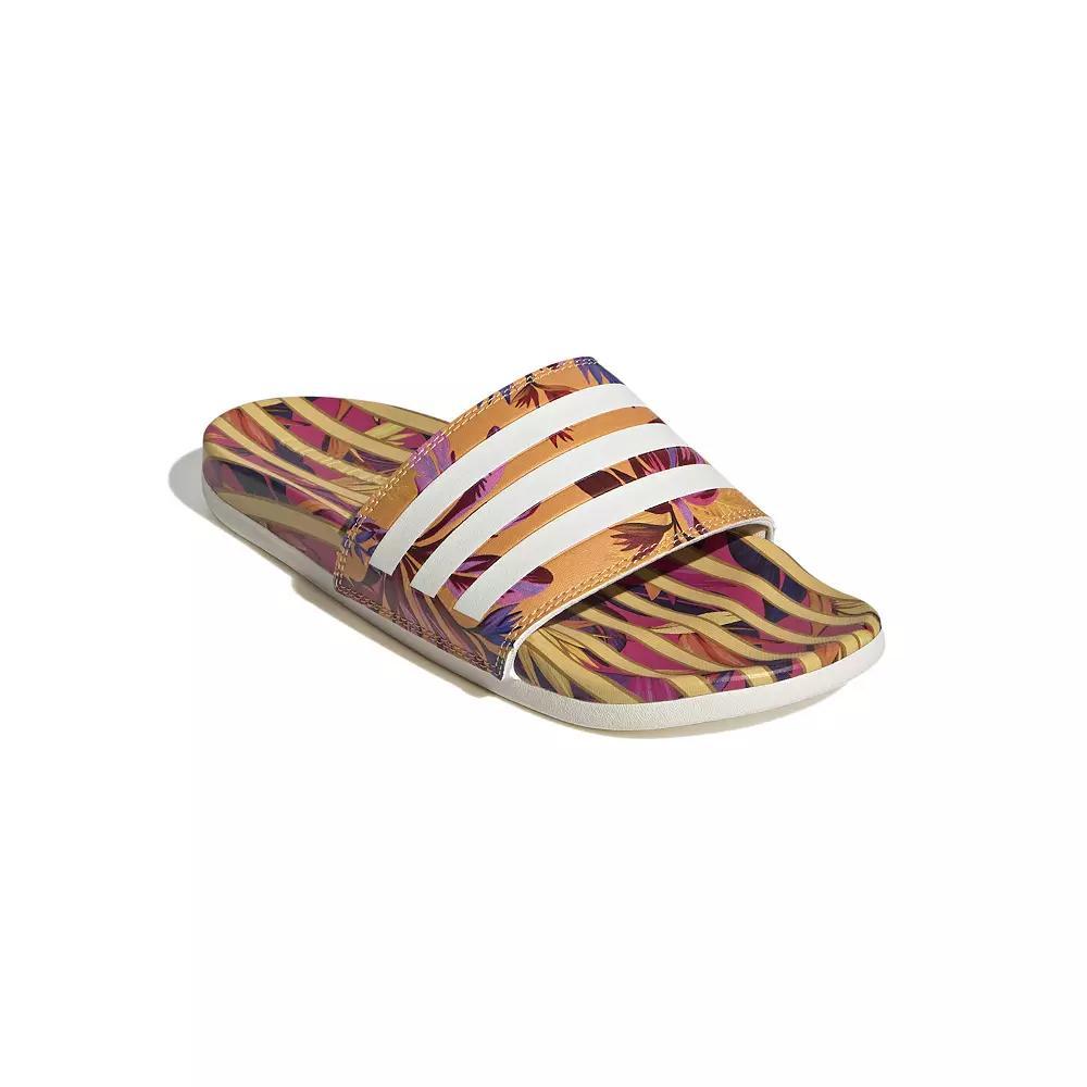 adidas adilette Women's Comfort Swimming Sandals, Size: 11, Bright Orange Product Image