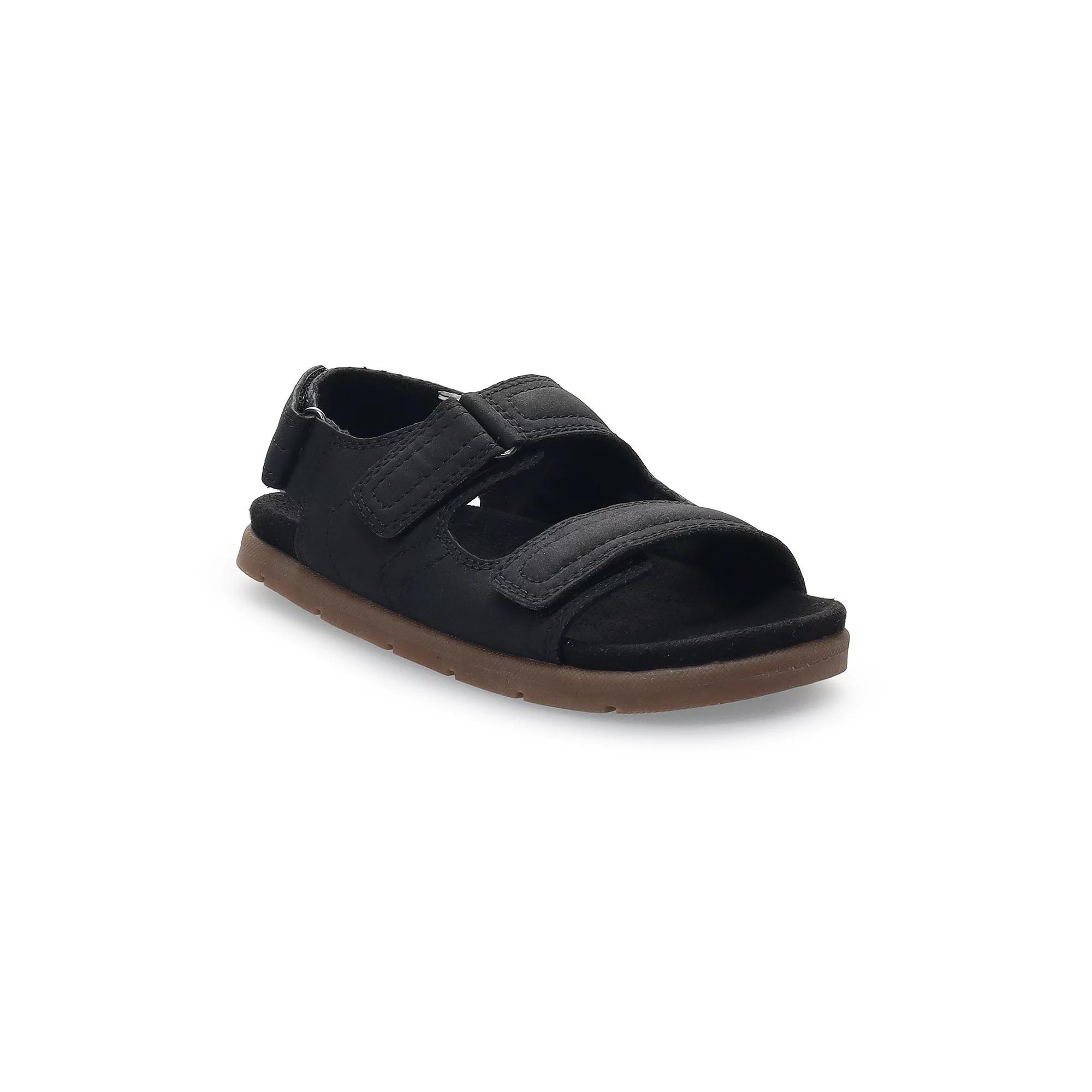 Forest Fur Trim Slippers - Black Product Image