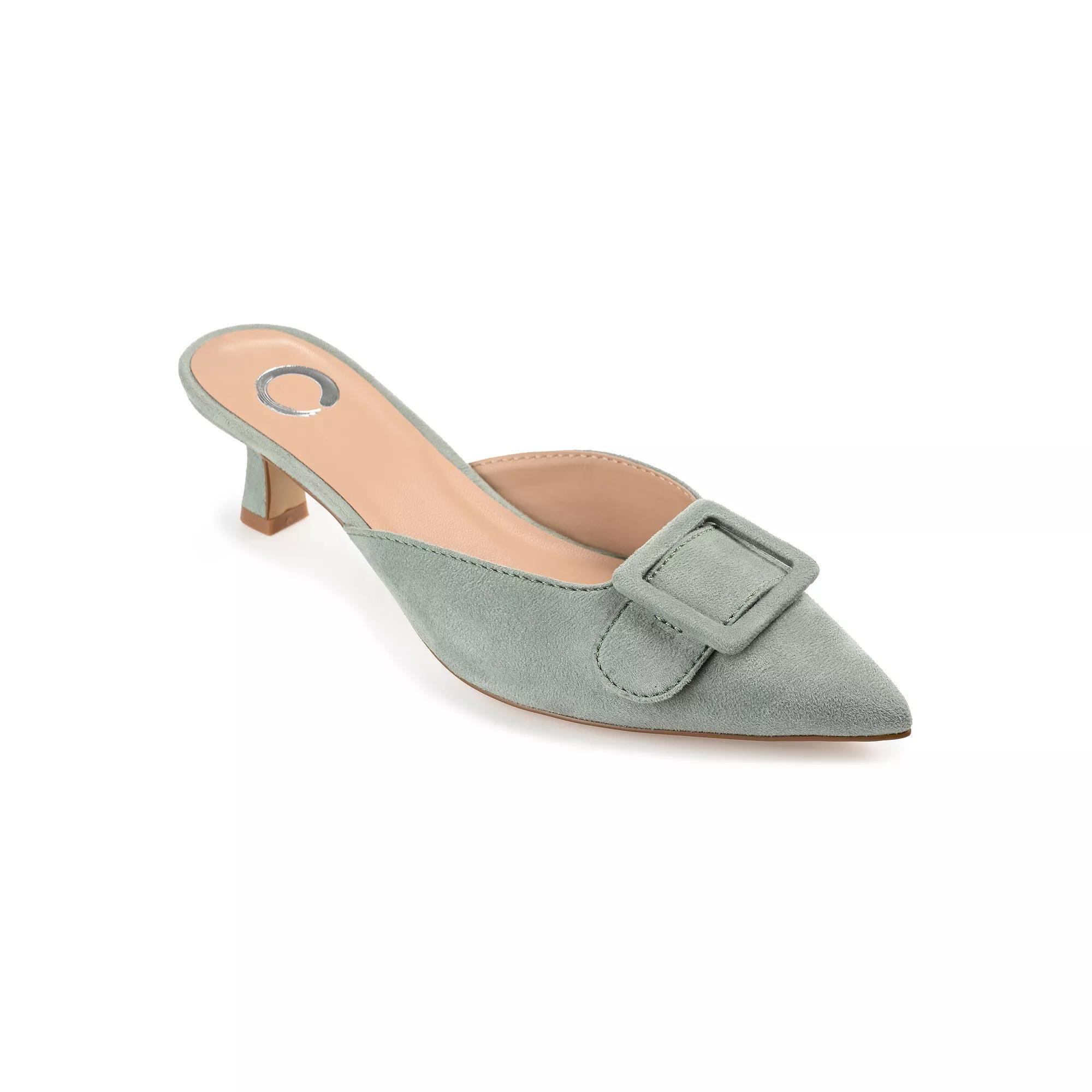 Journee Vianna Women's Heels, Size: 7, Green Product Image
