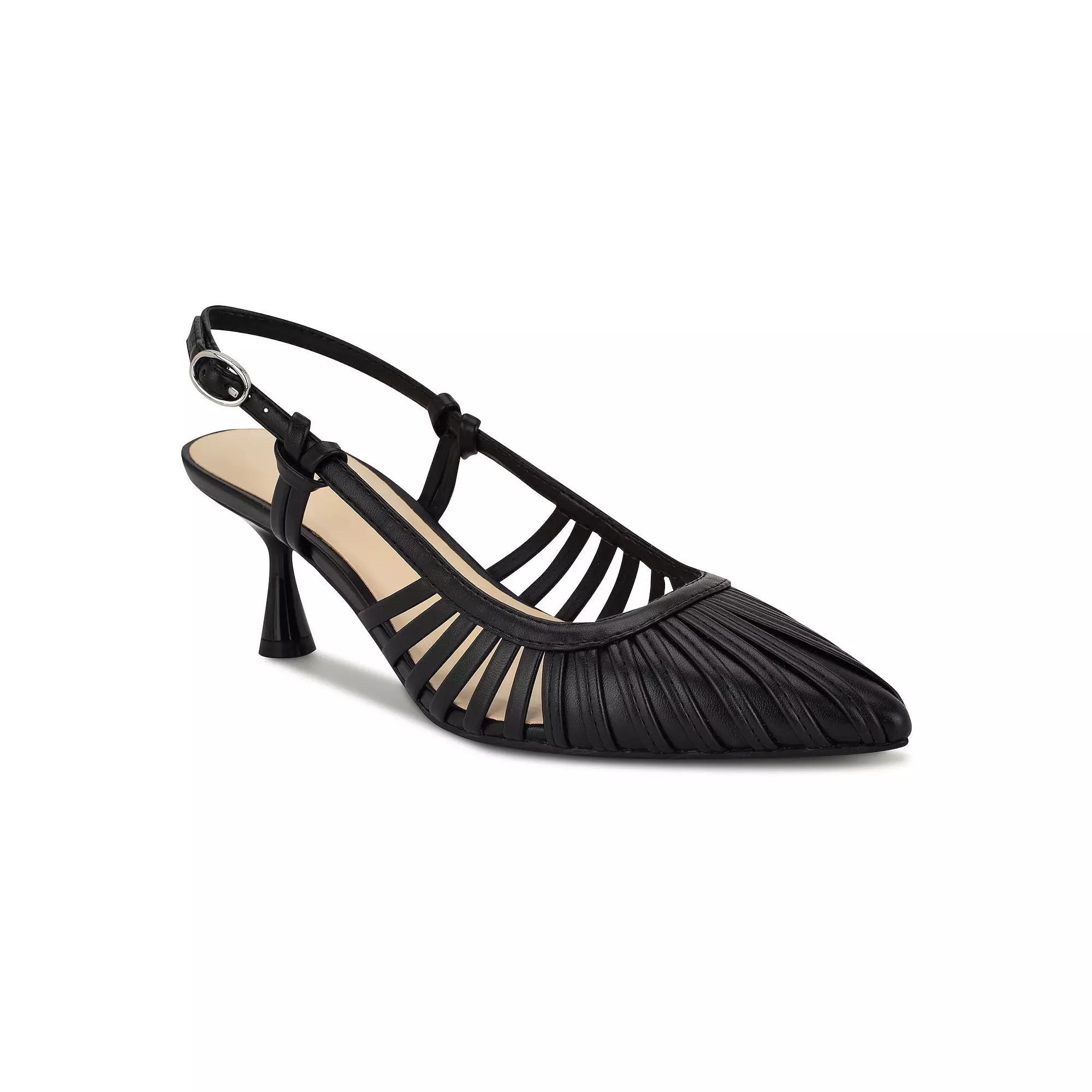 Nine West Resta Pointy Toe Women's Slip-On Dress Pumps, Size: 9, Black Product Image