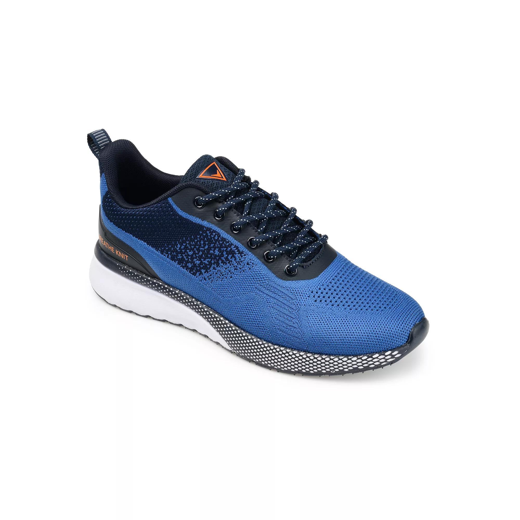 VANCE Spade Men's Casual Knit Sneakers, Size: 12, Blue Product Image