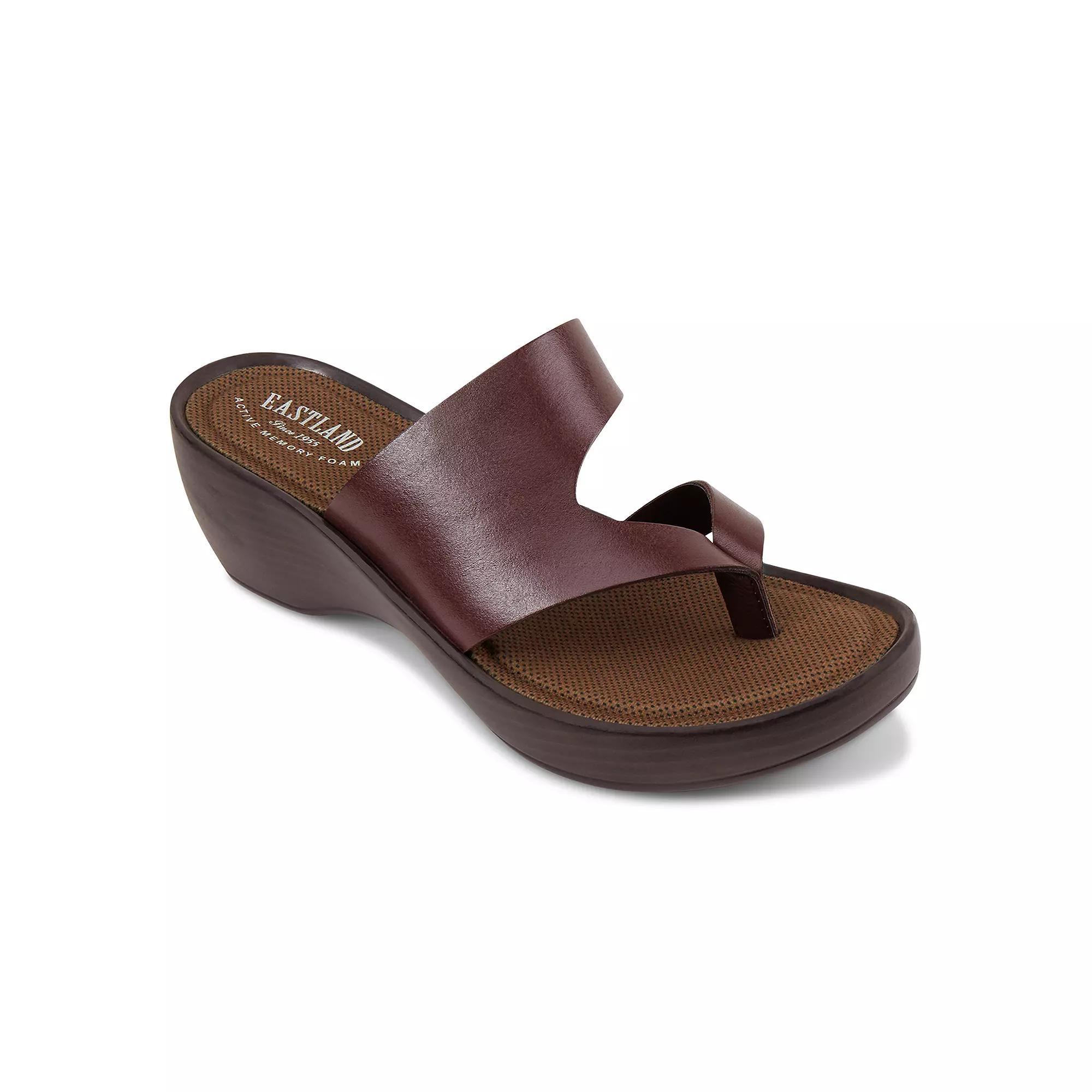 Eastland Laurel Womens Leather Thong Sandals Product Image