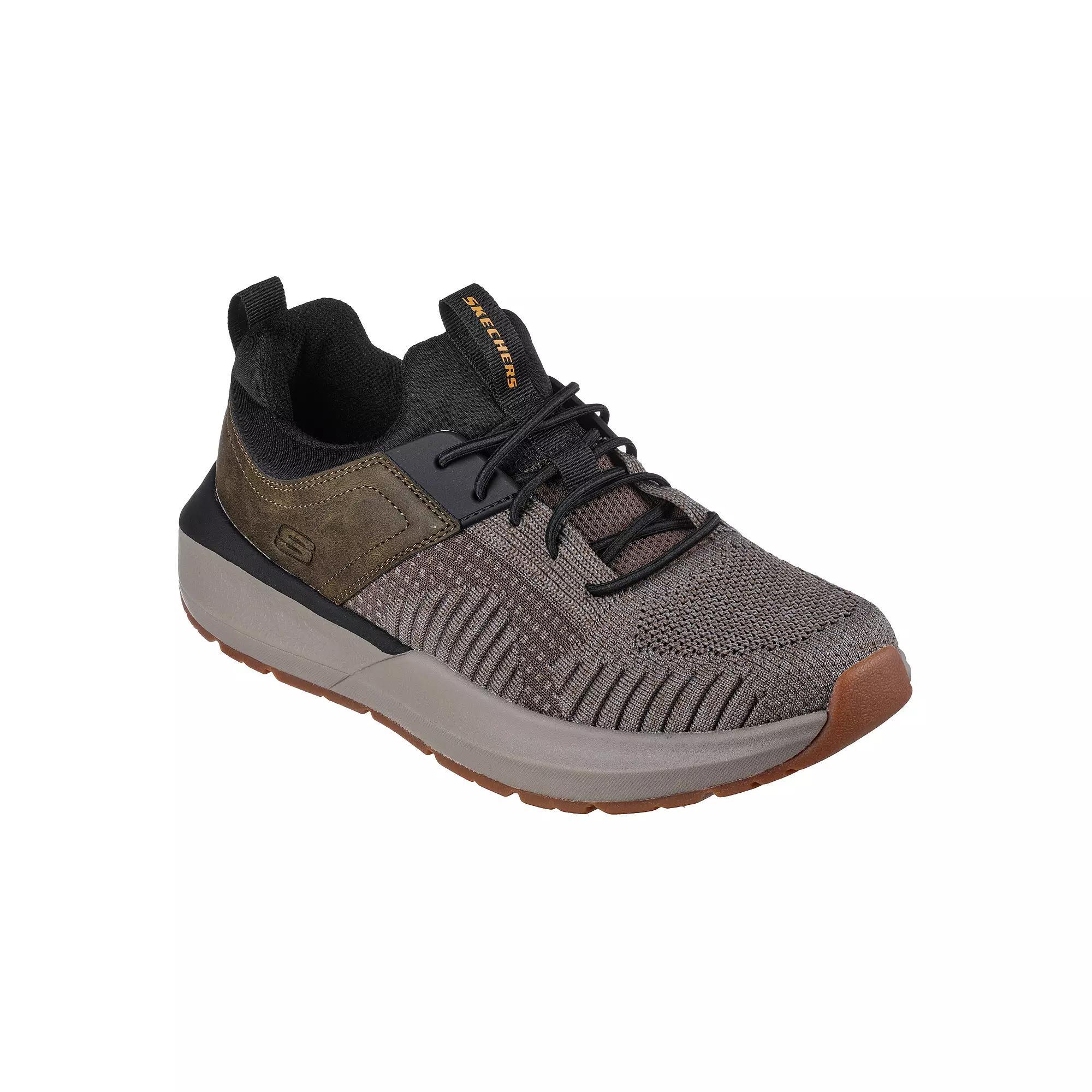 Skechers® Neville Calhan Men's Sneakers, Size: 10.5, Olive Black Product Image