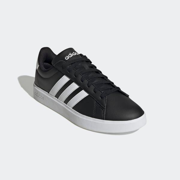 adidas Grand Court Shoes Core Black 4.5 Mens Product Image