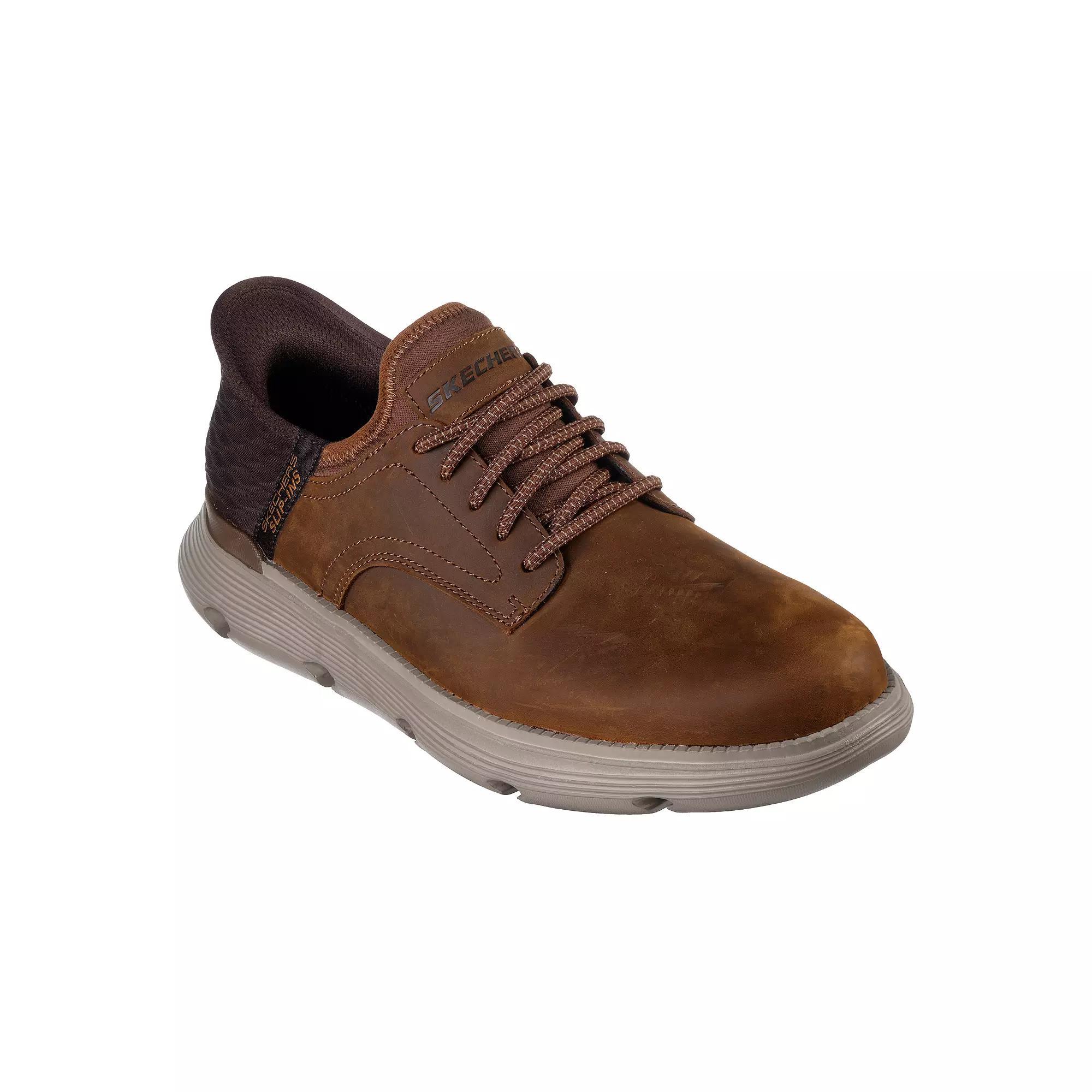 Skechers Hands Free Slip-ins® Garza Gervin Men's Shoes, Size: 13, Dark Brown Product Image