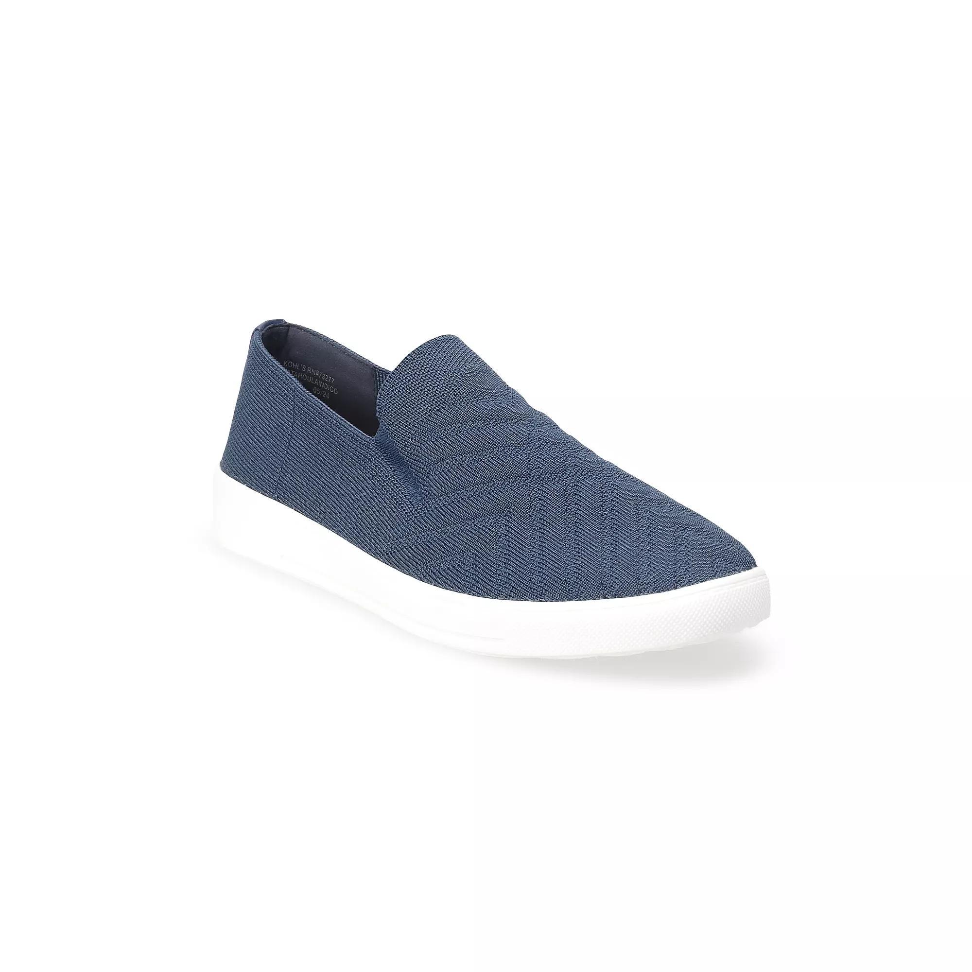 Sonoma Goods For Life Catahoula Womens Slip-On Shoes Blue Product Image