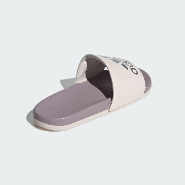 adidas Adilette Stripe Comfort Men's Slide Sandals, Size: 14, Earth Strata Product Image