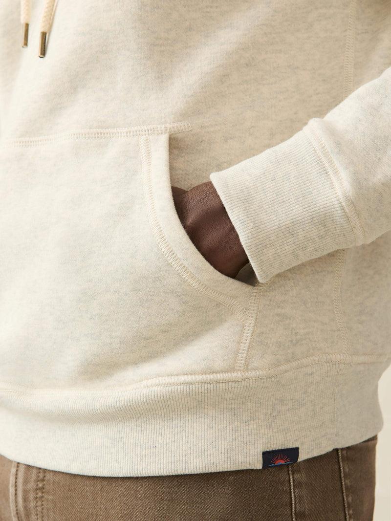 High Standard Fleece Hoodie - Antique Ivory Heather Product Image