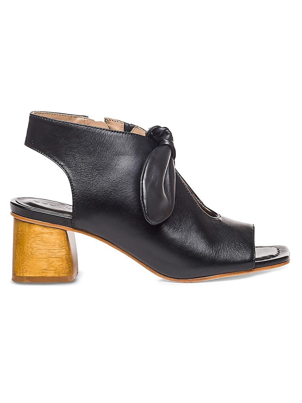 Lizzie Suede Knot Zip Sandals Product Image