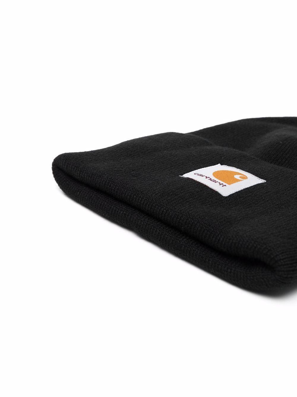 ribbed knit beanie hat Product Image