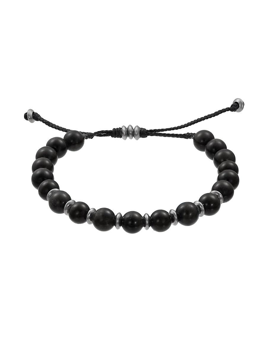 Jan Leslie Black Agate Beaded Bracelet Product Image