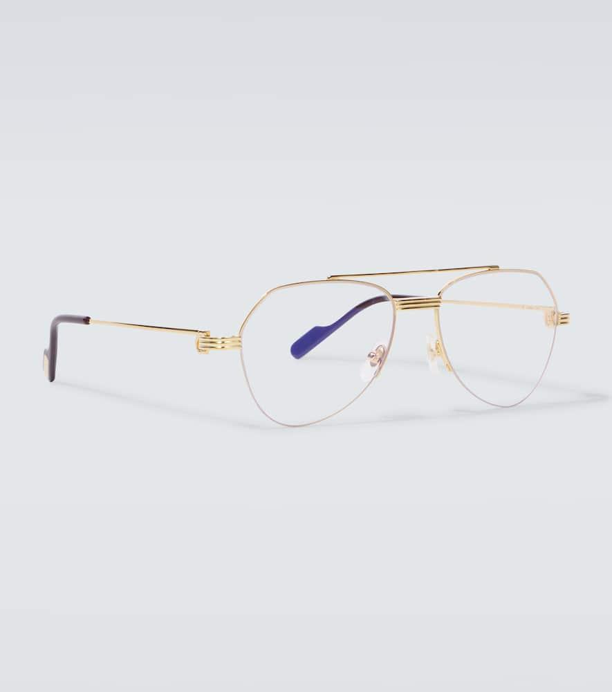 CARTIER Panthère De  Glasses In Gold Product Image
