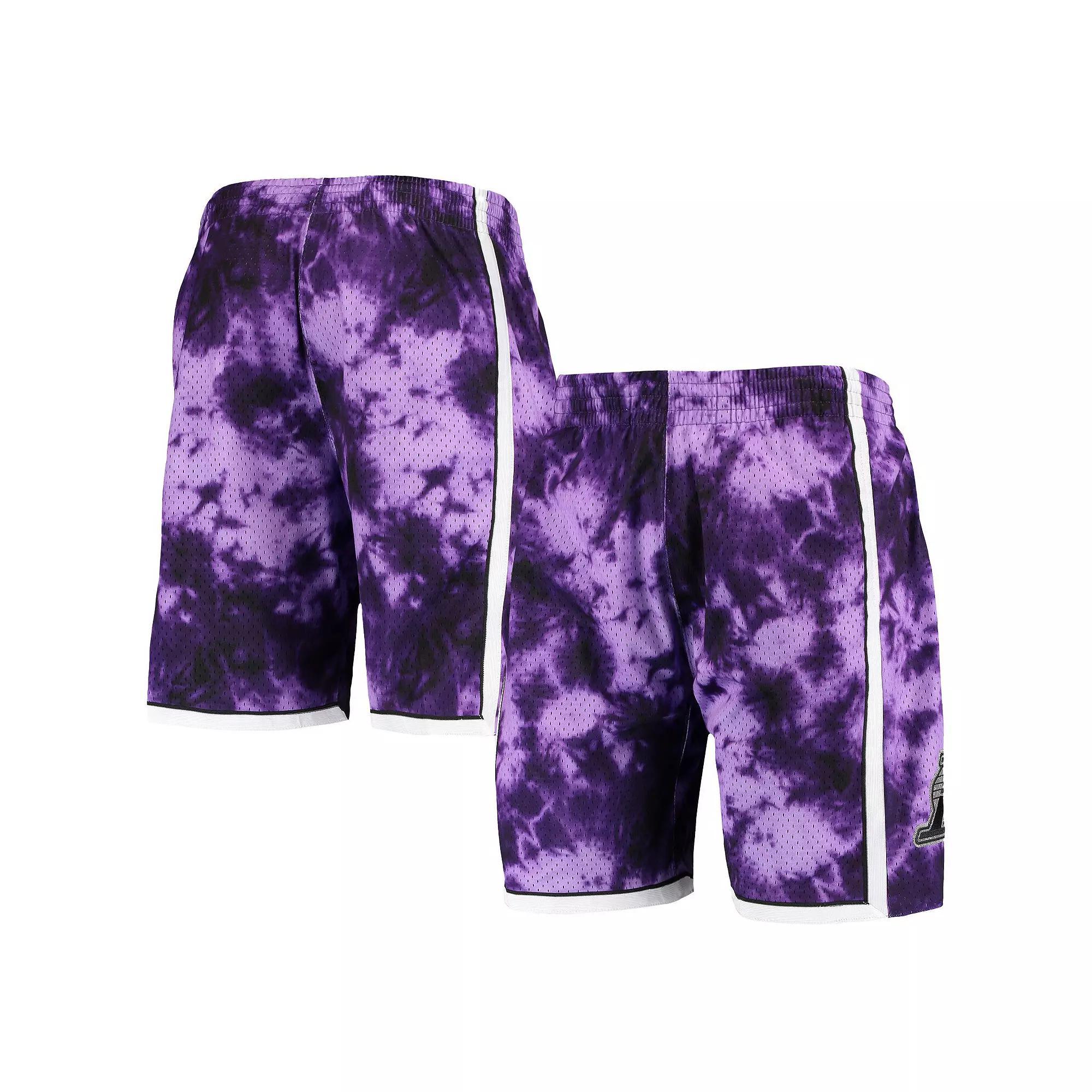 Men's Mitchell & Ness Purple Los Angeles Lakers Hardwood Classics 2009 Galaxy Swingman Shorts, Size: Medium Product Image