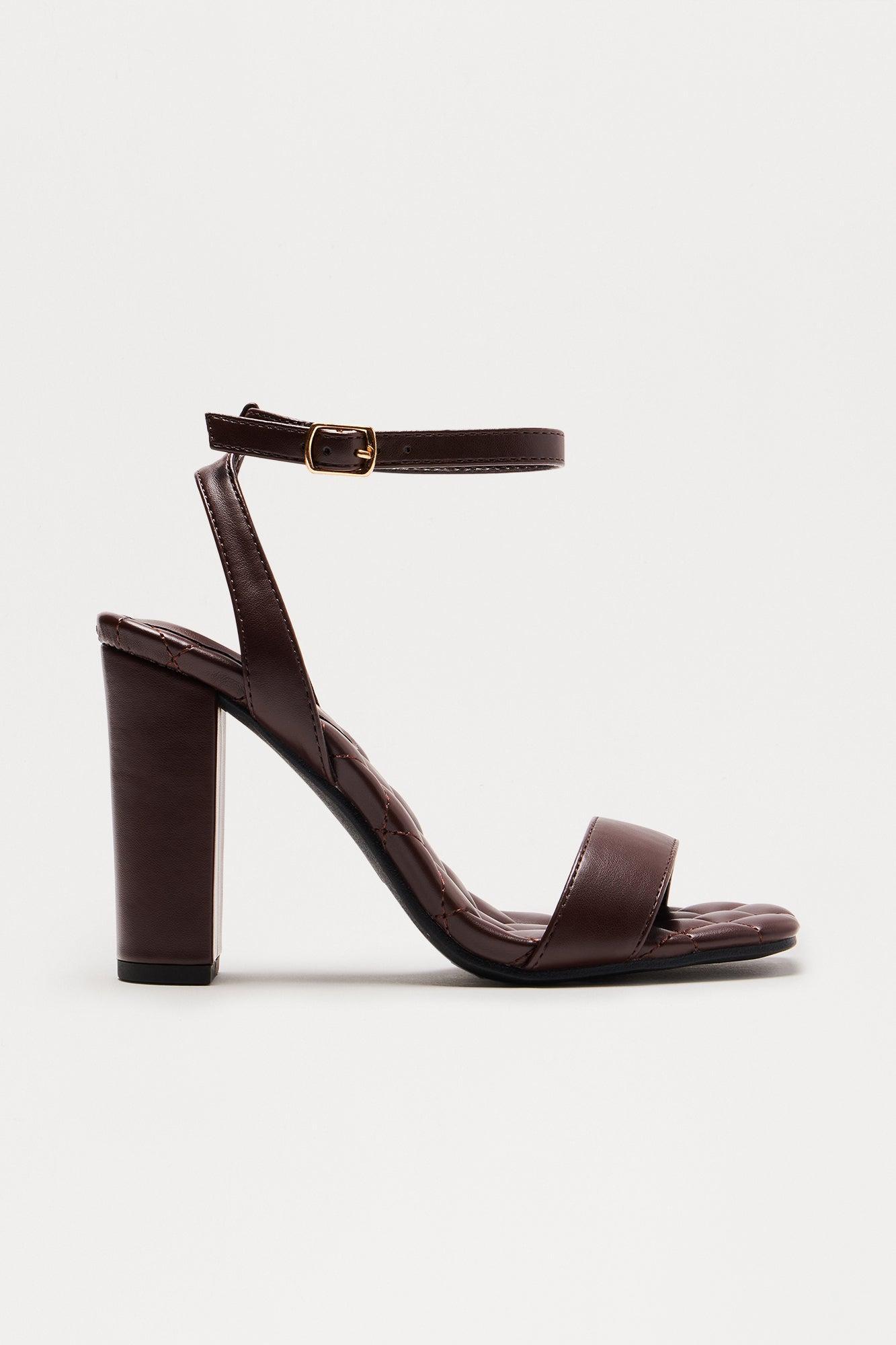 Flaunt What You Got Heels - Chocolate Product Image