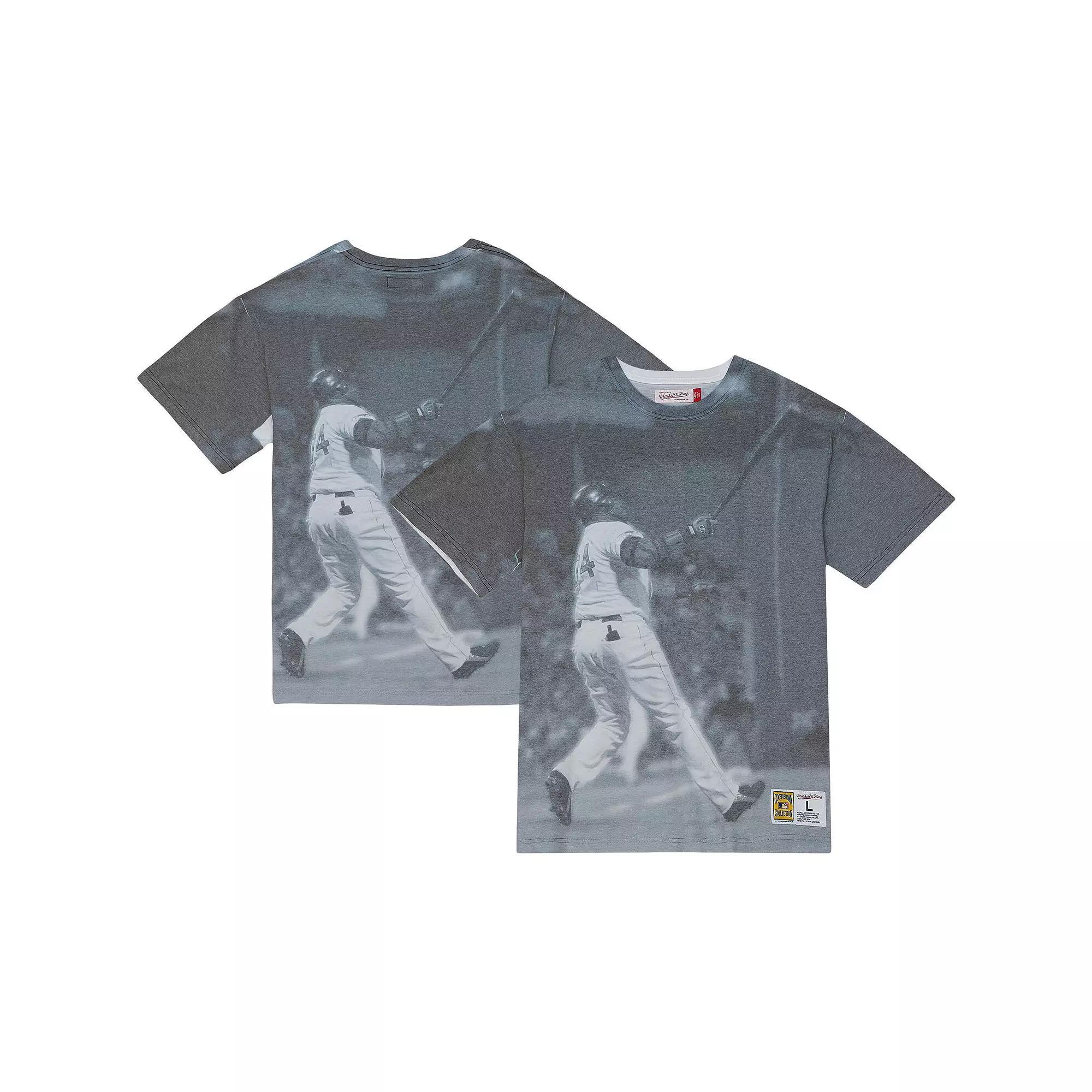 Men's Mitchell & Ness David Ortiz Boston Red Sox Cooperstown Collection Highlight Sublimated Player Graphic T-Shirt, Size: Large, White Product Image