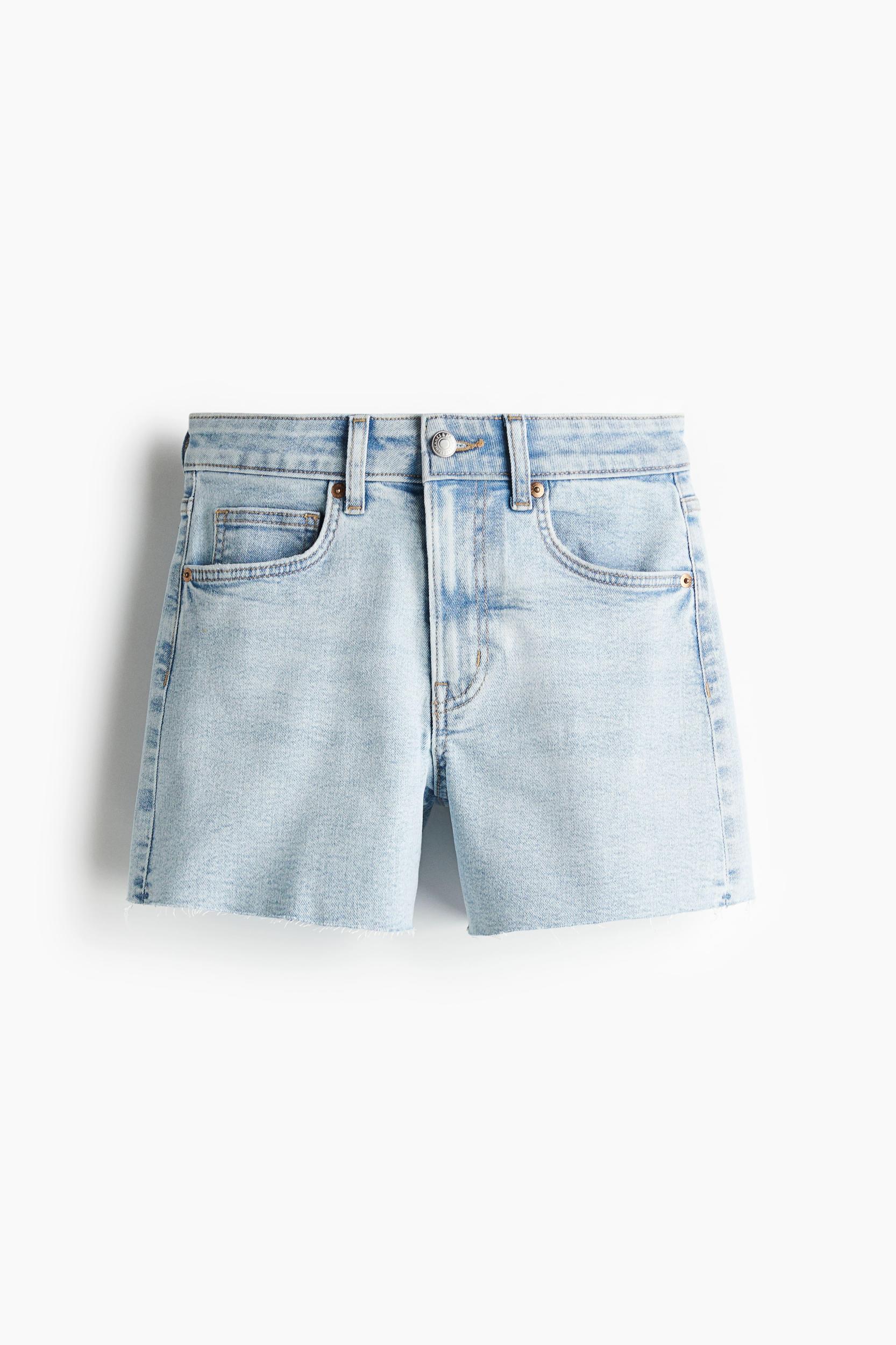 Skinny High Denim Shorts Product Image