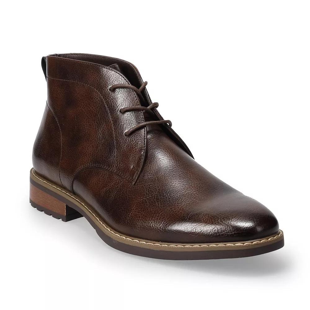 Sonoma Goods For Life® Ledger Men's Chukka Boots, Size: 8.5 Wide, Red Product Image