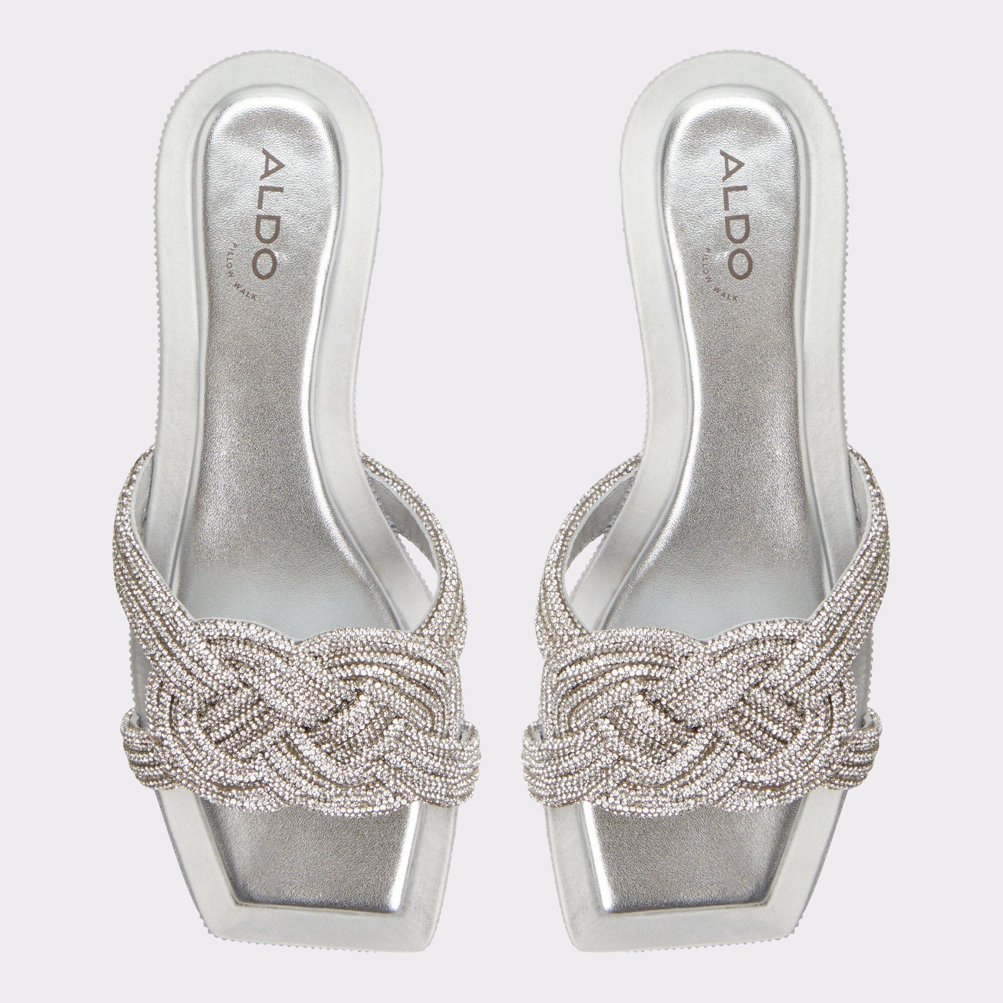 ALDO Karlina - Women's Iridescent Metallic Collection - Silver, Size 8 Product Image