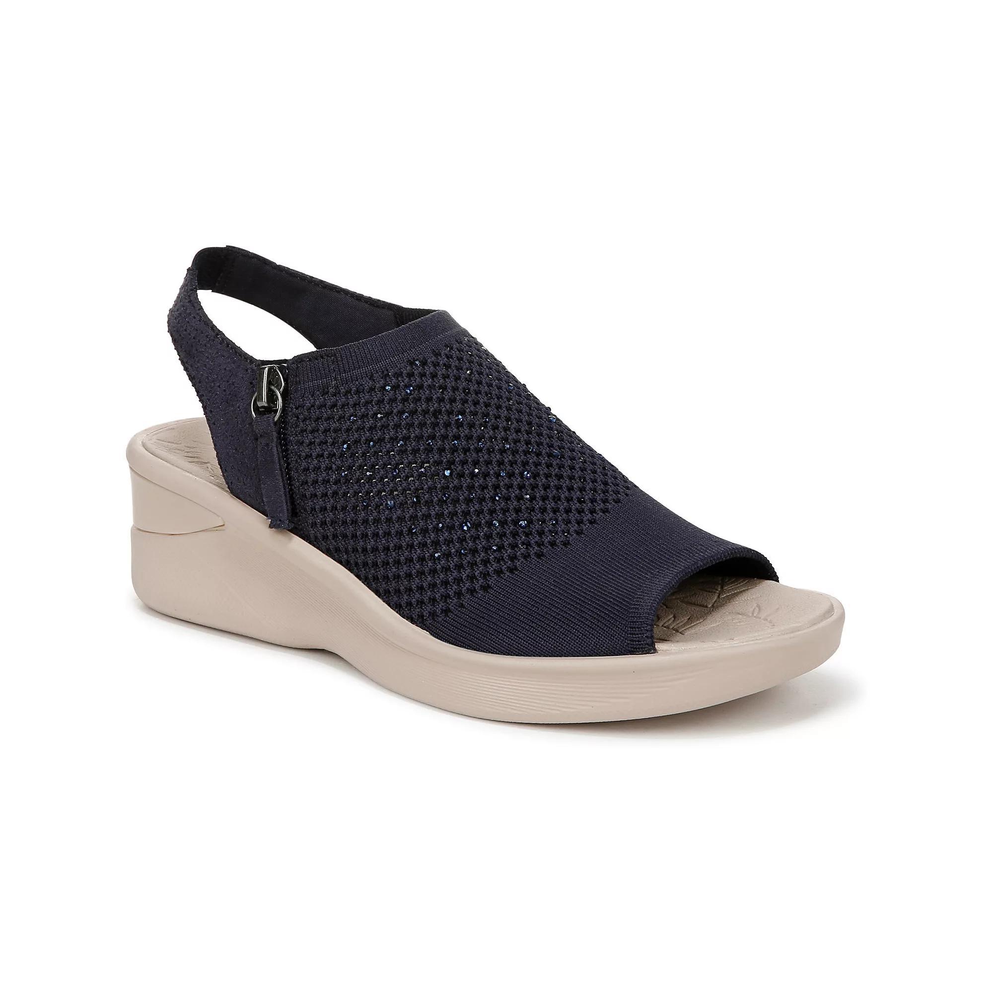 LifeStride Starlet Women's Slingback Wedges, Size: 7 Wide, Blue Product Image