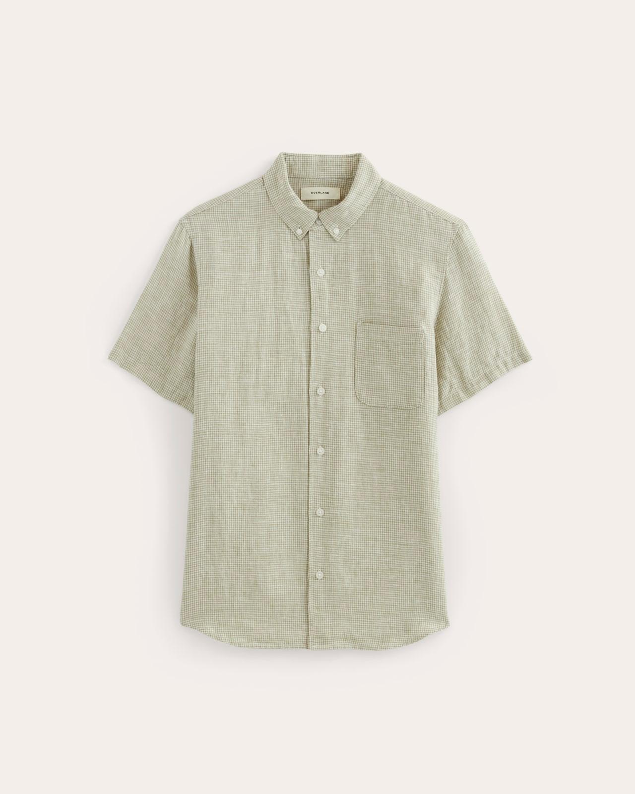 The Classic Short-Sleeve Shirt in Linen Product Image