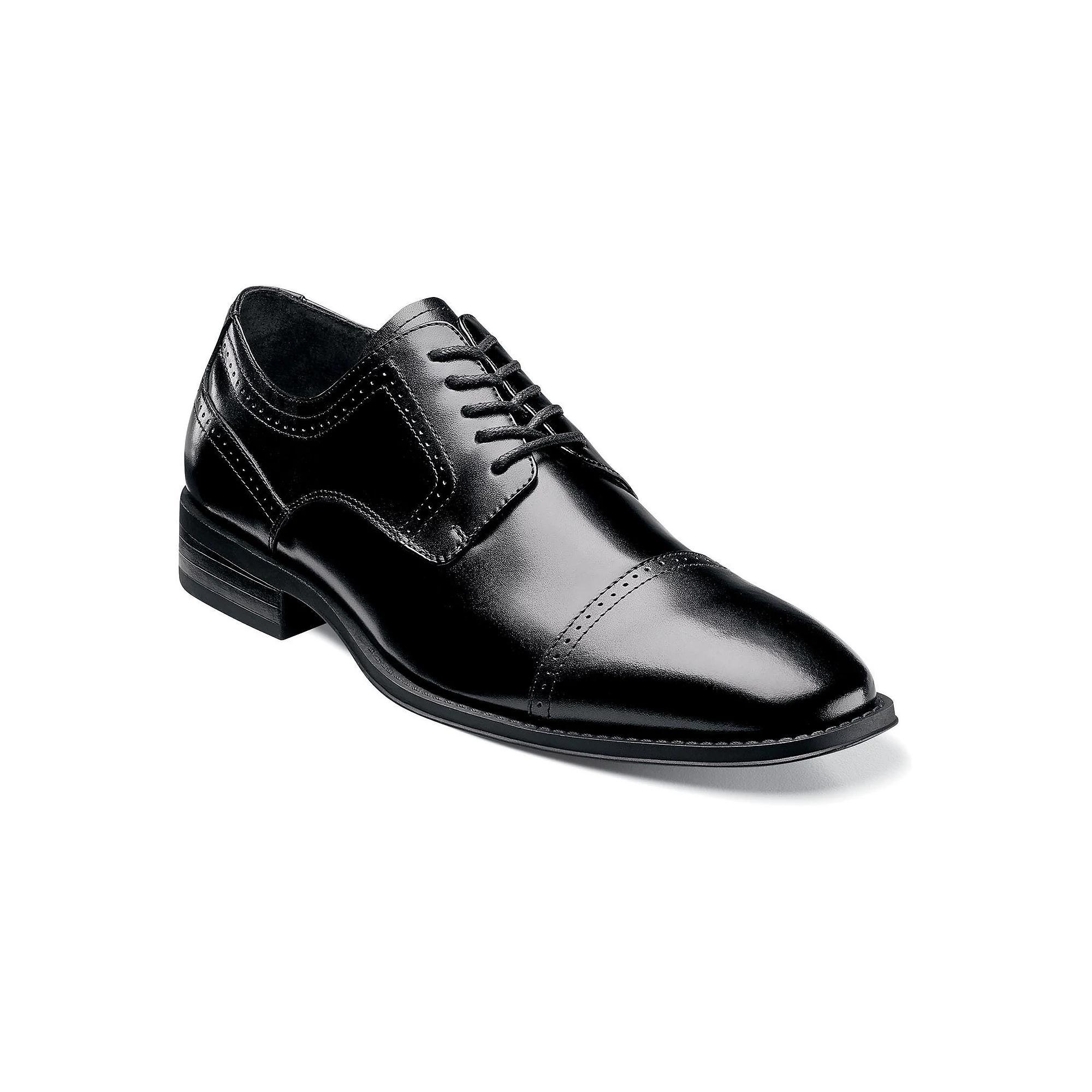 Stacy Adams Waltham Men's Leather Dress Shoes, Size: 8.5, Black Product Image