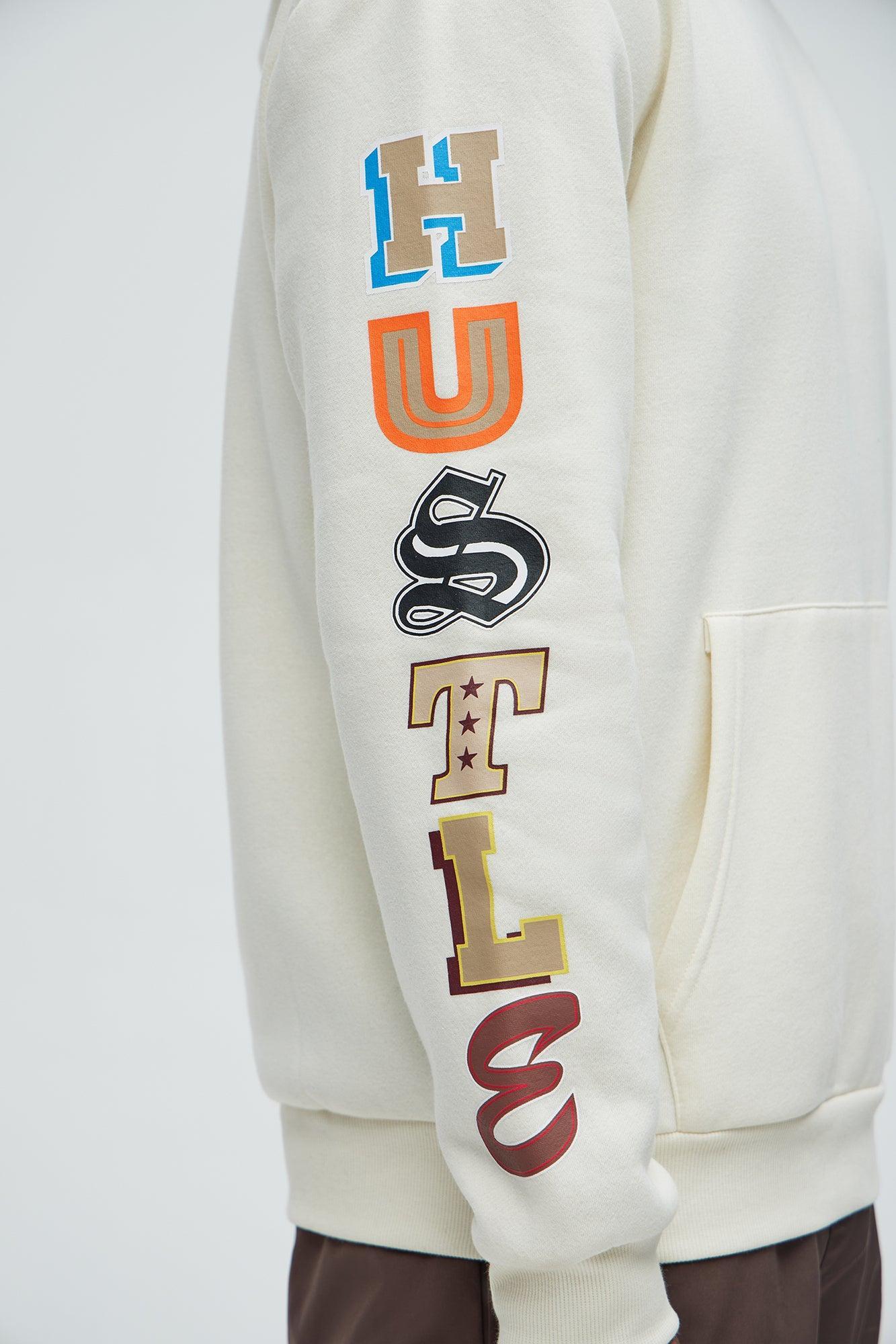 Hustle Daily Hoodie - Off White Product Image