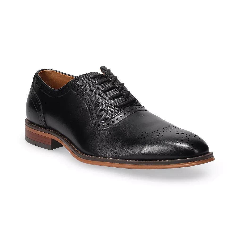 Apt. 9® Paulo Brogue Men's Dress Shoes, Black Product Image