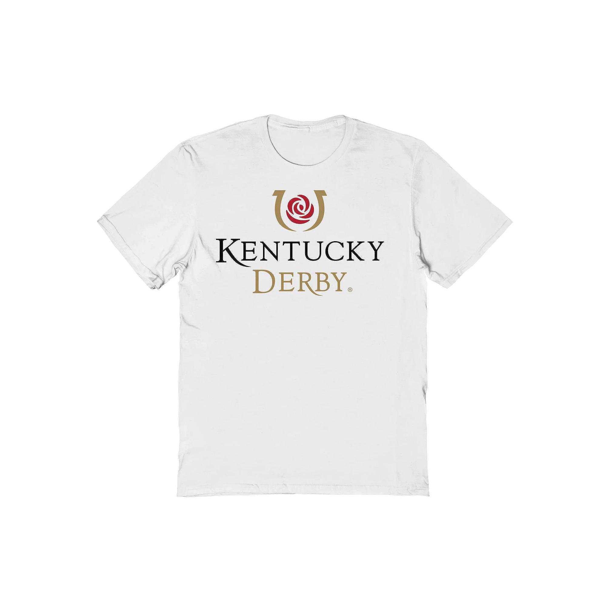 Men's Kentucky Derby Graphic T-Shirt, Size: Small, White Product Image
