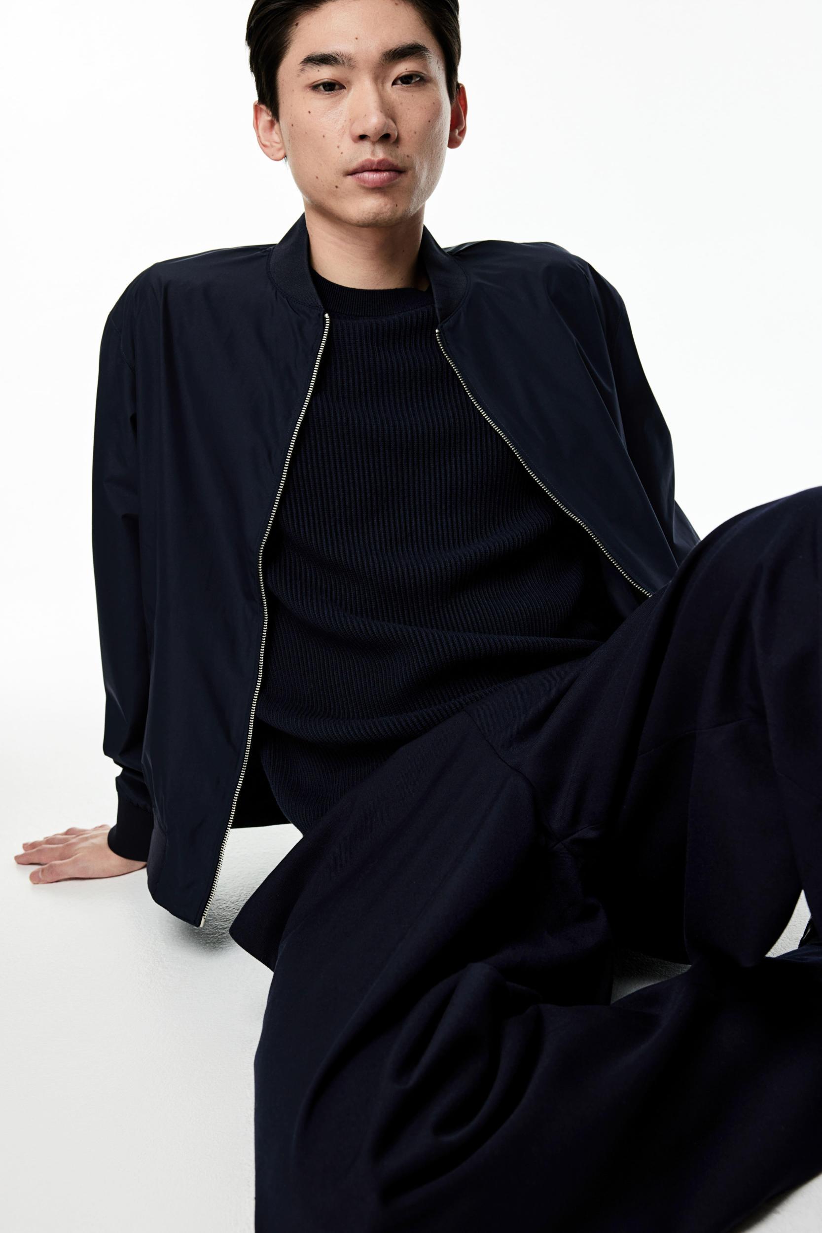 Regular Fit Bomber Jacket Product Image