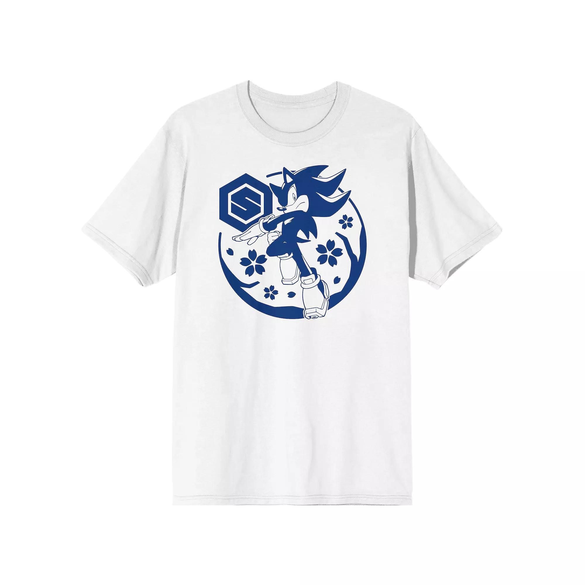 Men's Sonic the Hedgehog Modern Tee, Size: XL, White Product Image