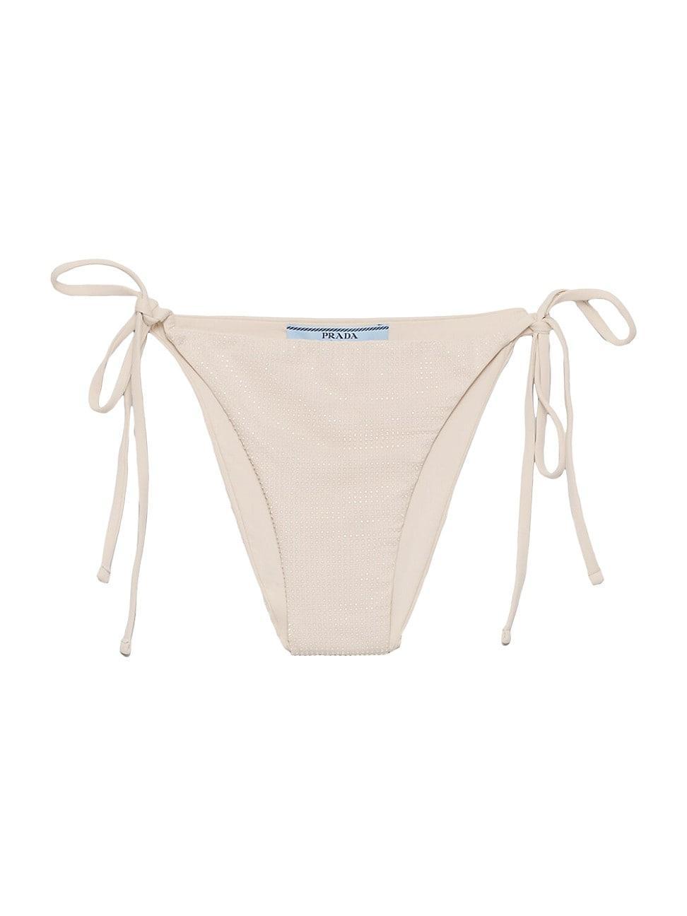 Womens Jersey Bikini Bottom with Rhinestones Product Image