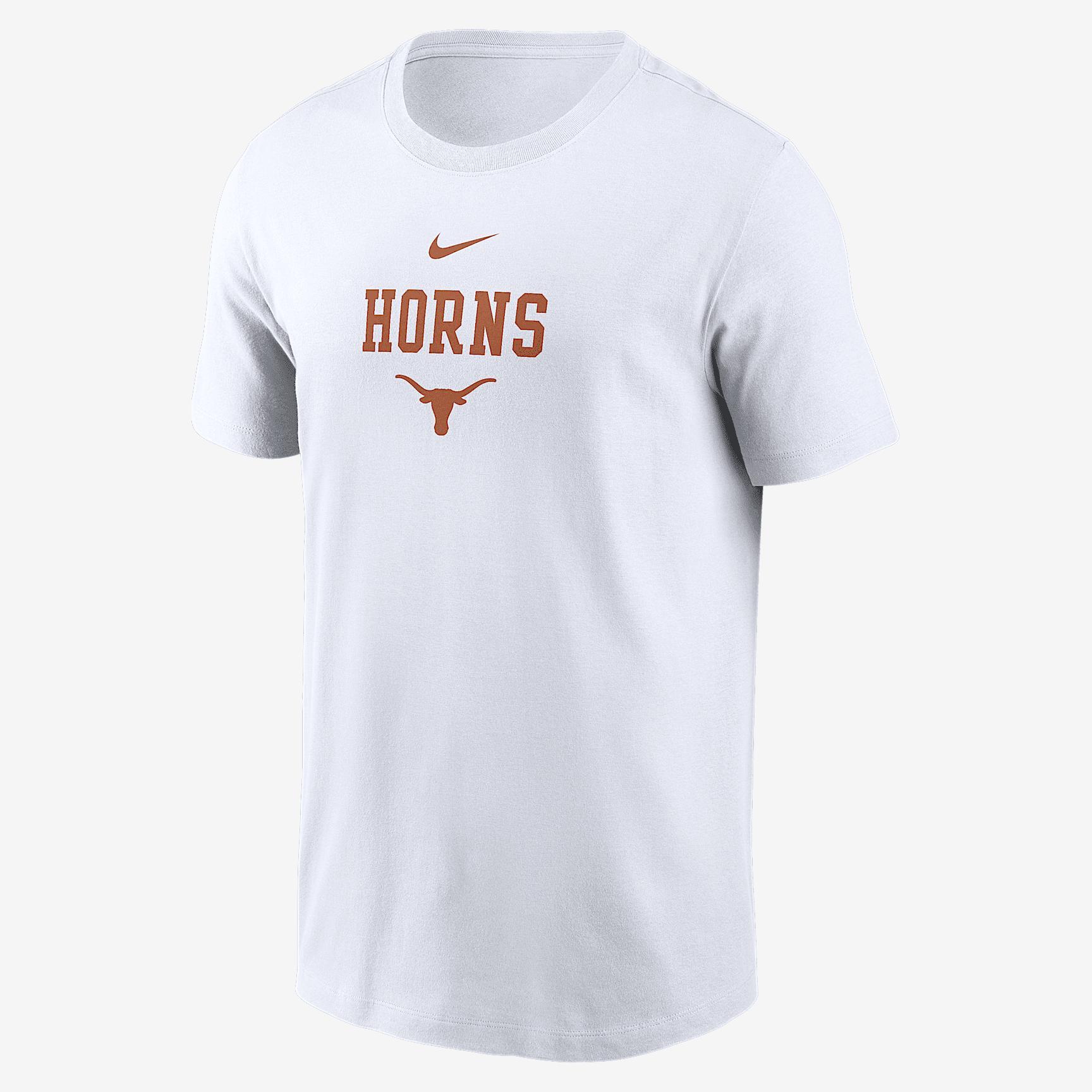 Texas 2-Hit Stacked Men's Nike College T-Shirt Product Image