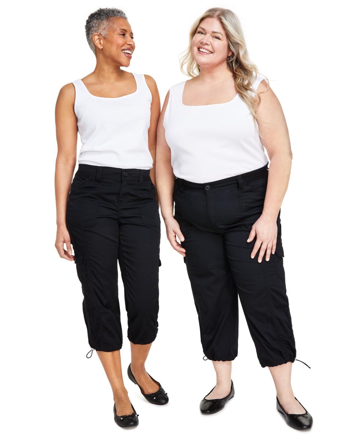 Style & Co Womens Cargo Capri Pants, Created for Macys Product Image