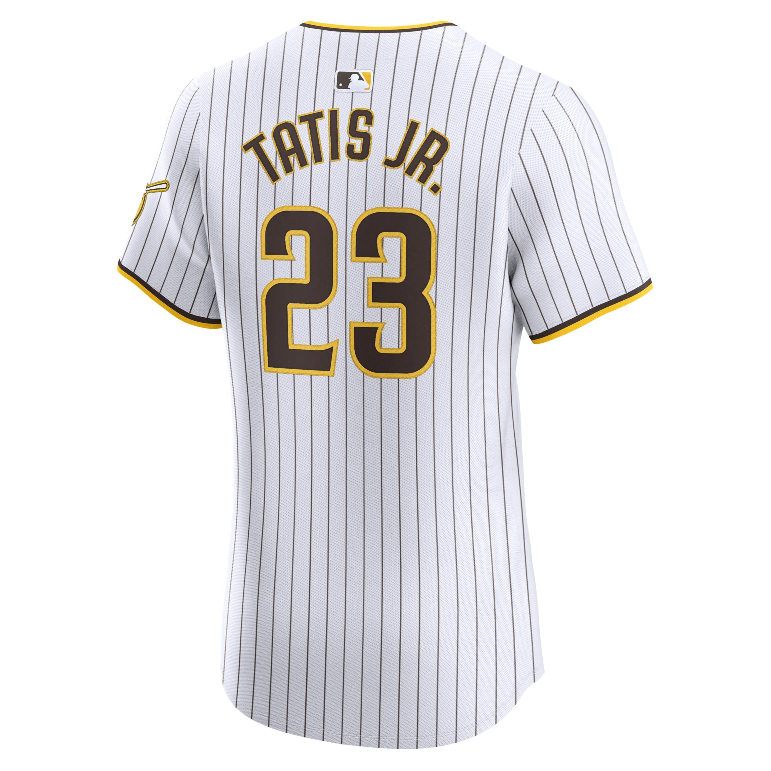Men's Nike Manny Machado White San Diego Padres Home Elite Jersey, Size: 48 Product Image