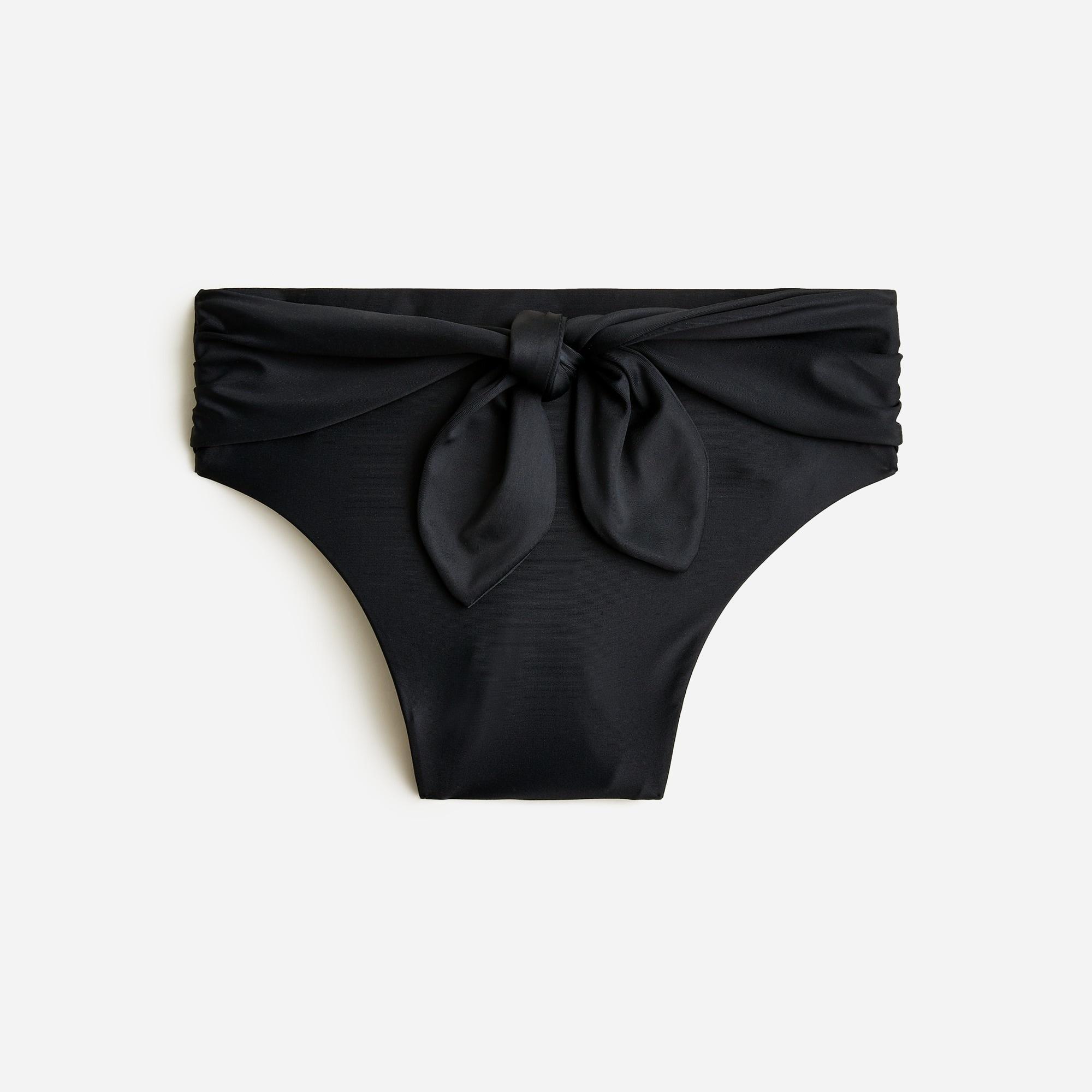 Tie high-rise bikini bottom Product Image