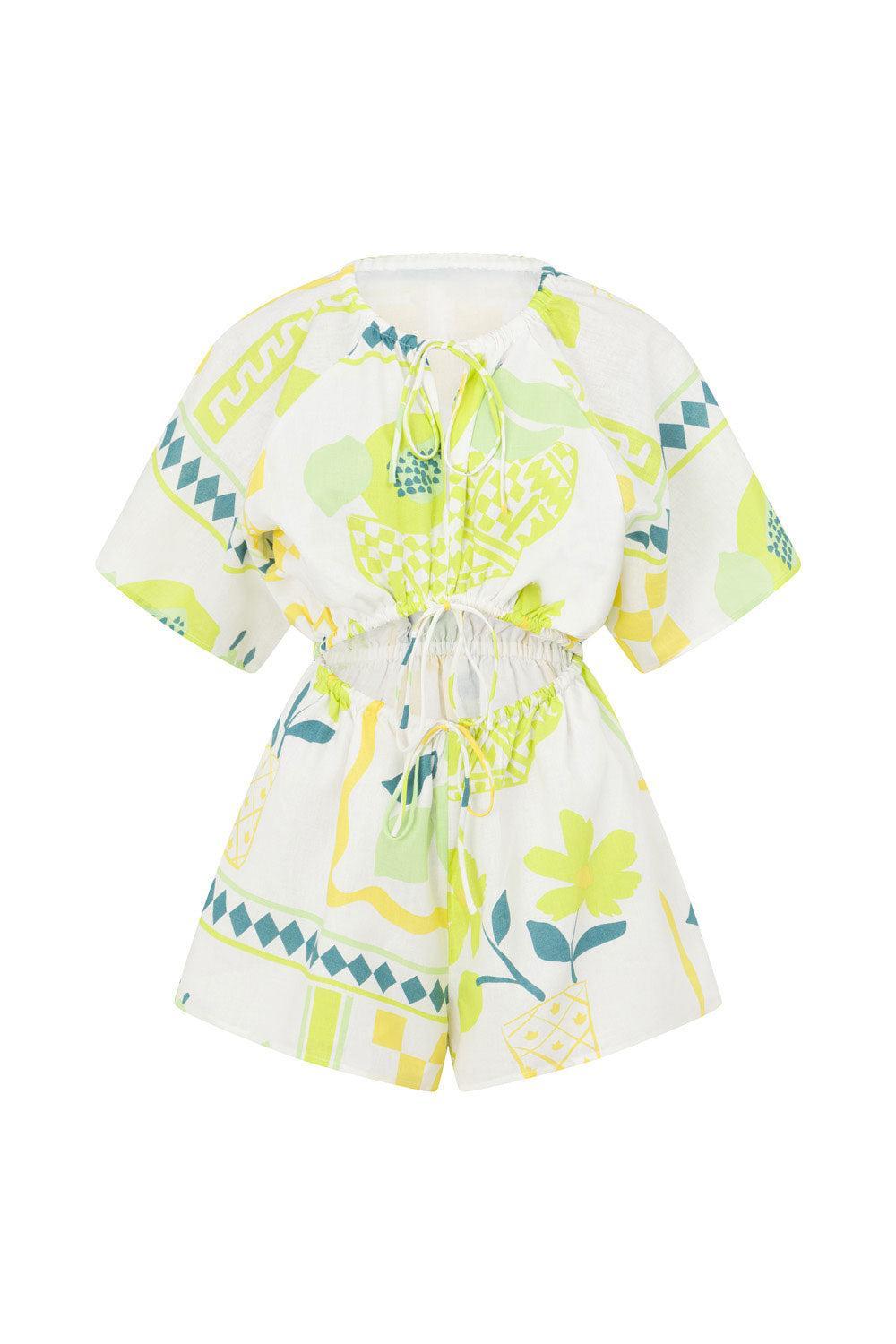 Arella Playsuit - Prego Verde Product Image