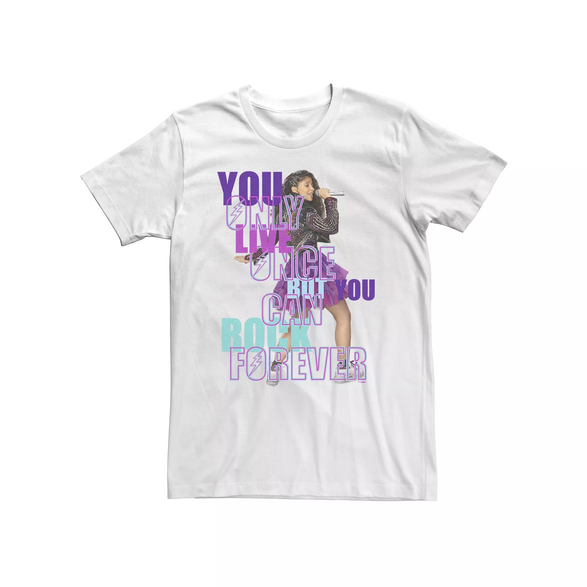 Big & Tall Julie And The Phantoms Julie You Can Rock Forever Tee, Men's, Size: 5XL, White Product Image