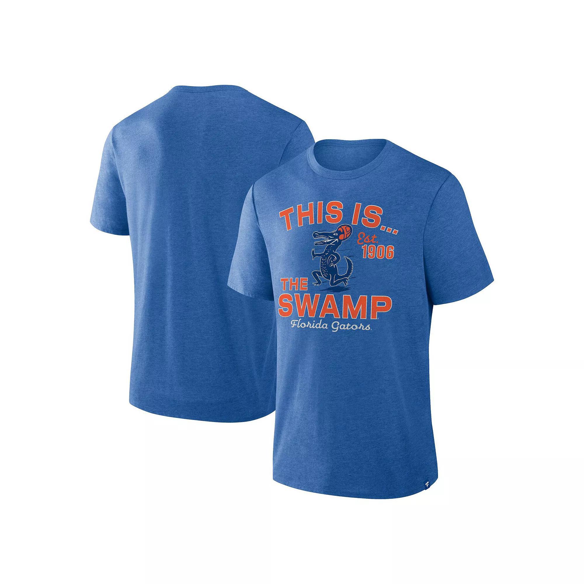 Men's Fanatics Royal Florida Gators Dynamic Showdown Tri-Blend T-Shirt, Size: Large, Blue Product Image