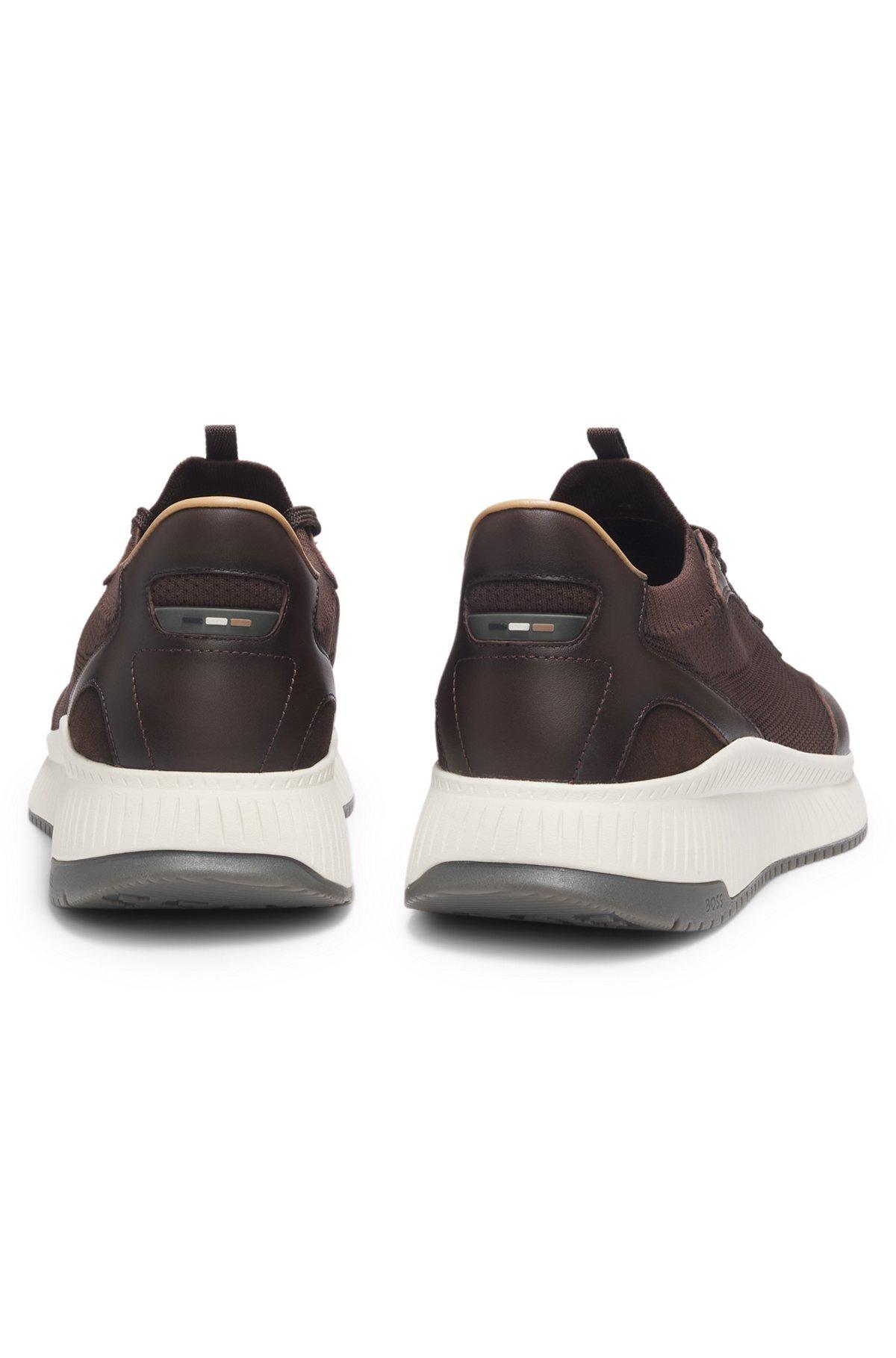 Low-top trainers with knitted uppers Product Image